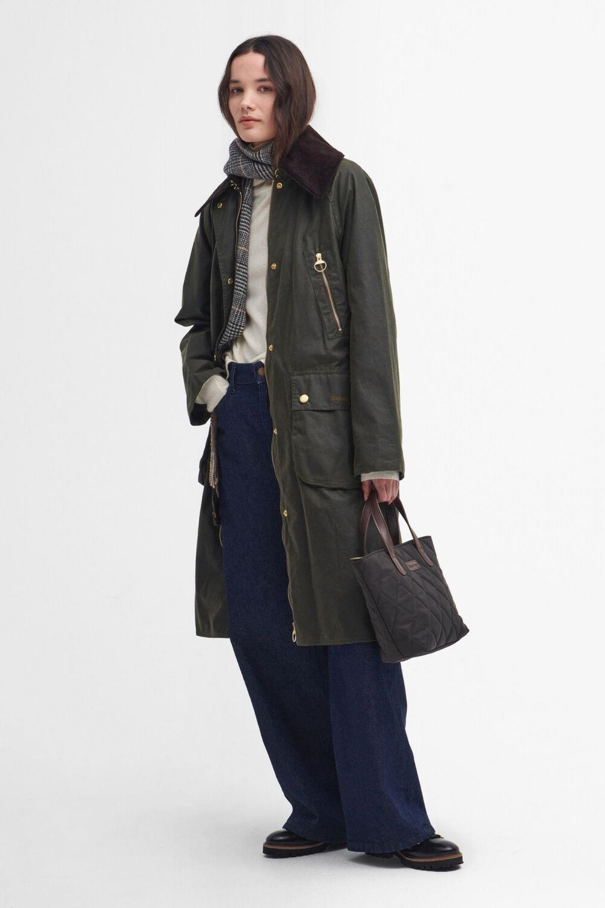 Barbour Ebberston Yağlı Ceket OL99 Archive Olive/Ancient