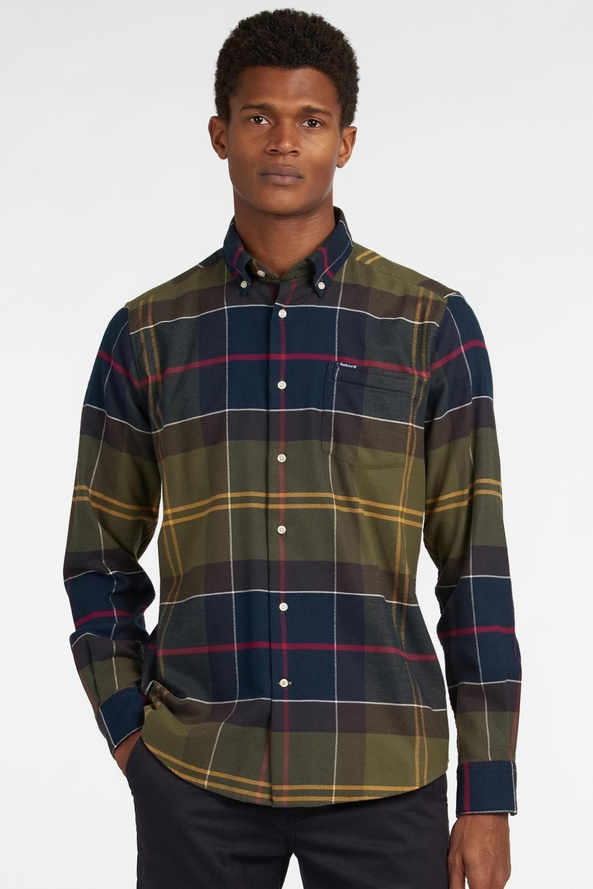 Barbour Edderton Tailored Fit Gömlek TN52 Classic Tartan