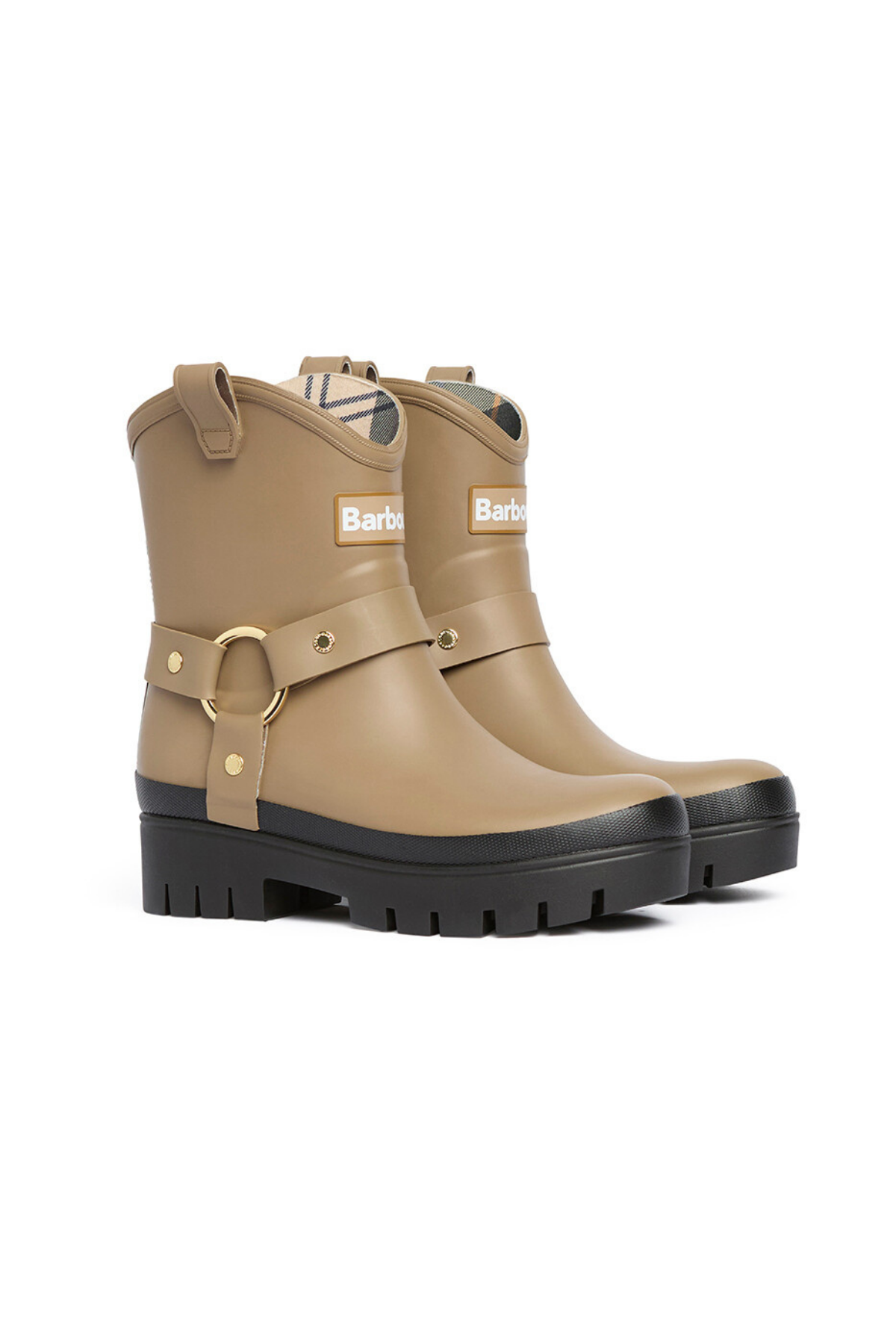 Barbour Elley Harness Welly Çizme Military Brown