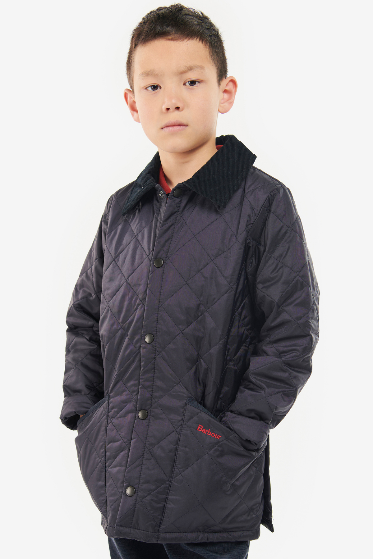 Barbour Erkek Çocuk Liddesdale Kapitone Ceket NY95 Navy