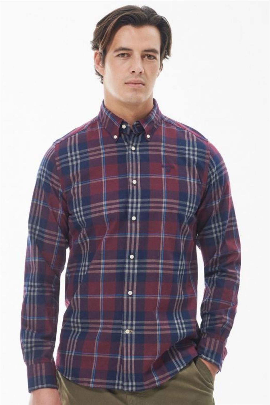 Barbour Erkek Edgar Tailored Gömlek RE14 Port