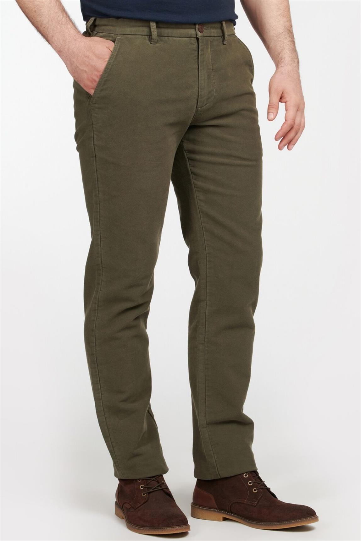Barbour Erkek Neus Mlskn Tr City Pantolon OL71 Dk Olive