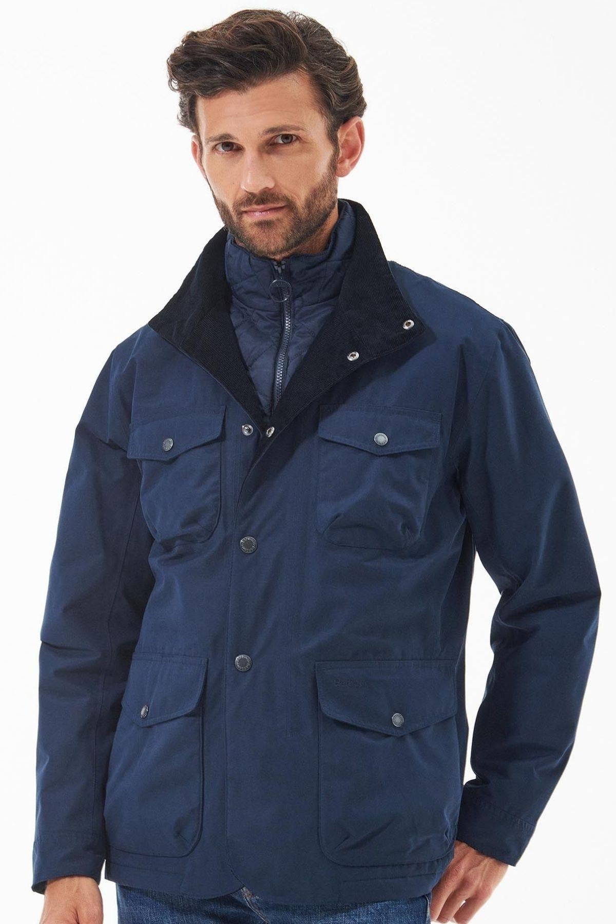 Barbour Erkek Ogston Ceket NY71 Navy