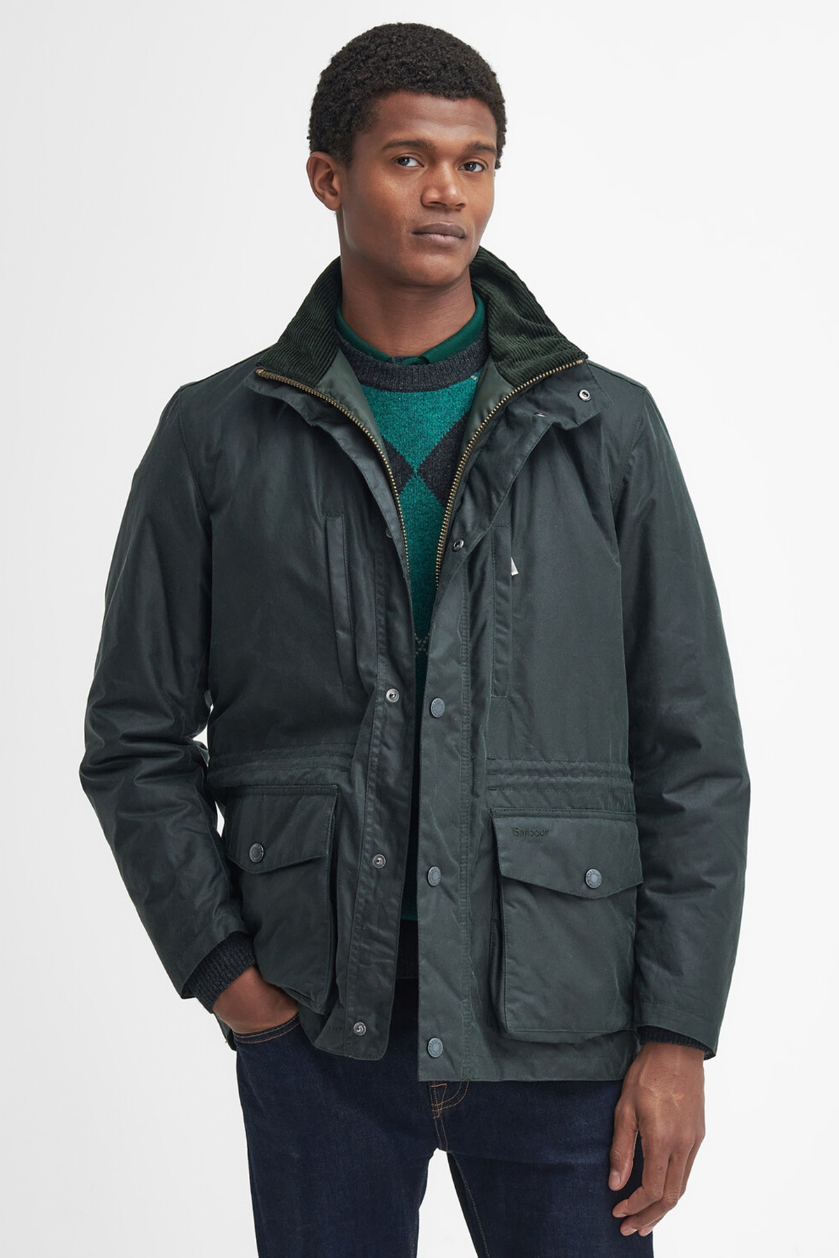 Barbour Falstone Yağlı Ceket SG51 Sage