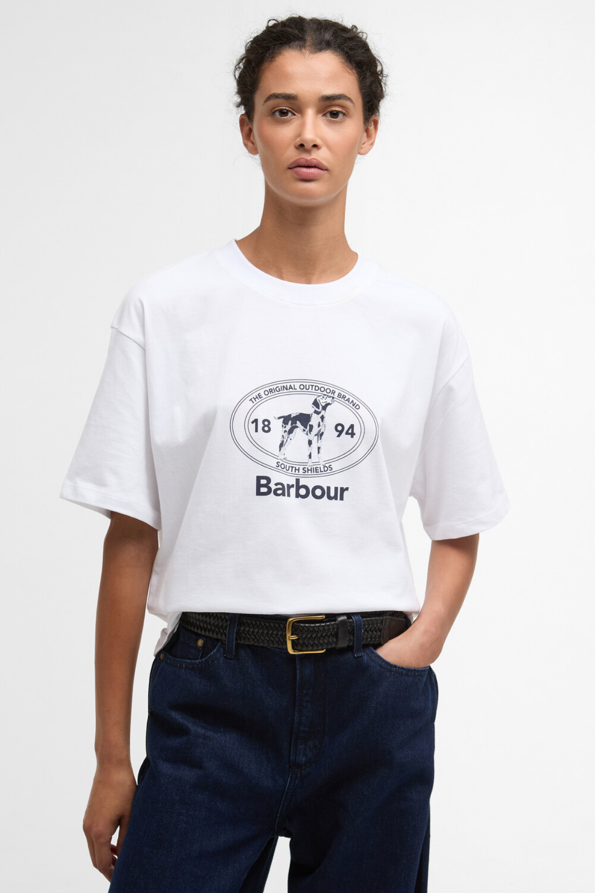 Barbour Fern T-Shirt WH11 White