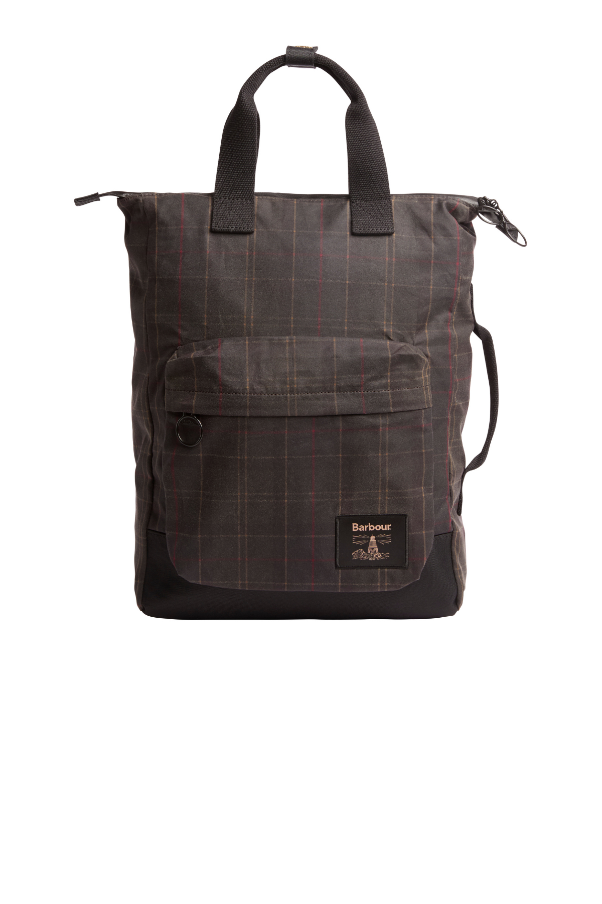 Barbour Field Tartan Yağlı Sırt Çantası OL91 Dark Classic Tartan