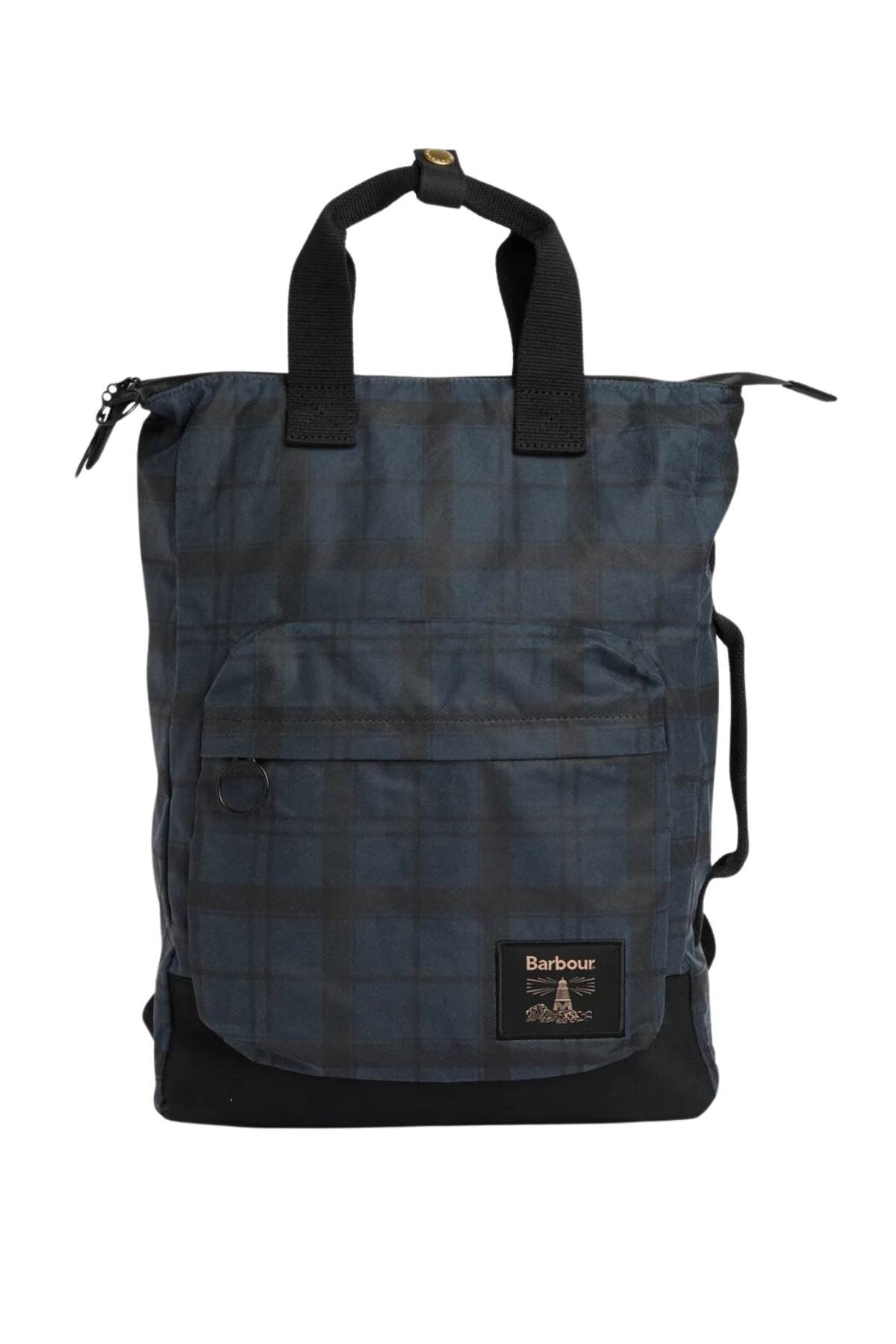 Barbour Field Yağlı Sırt Çantası NY75 Navy Tartan