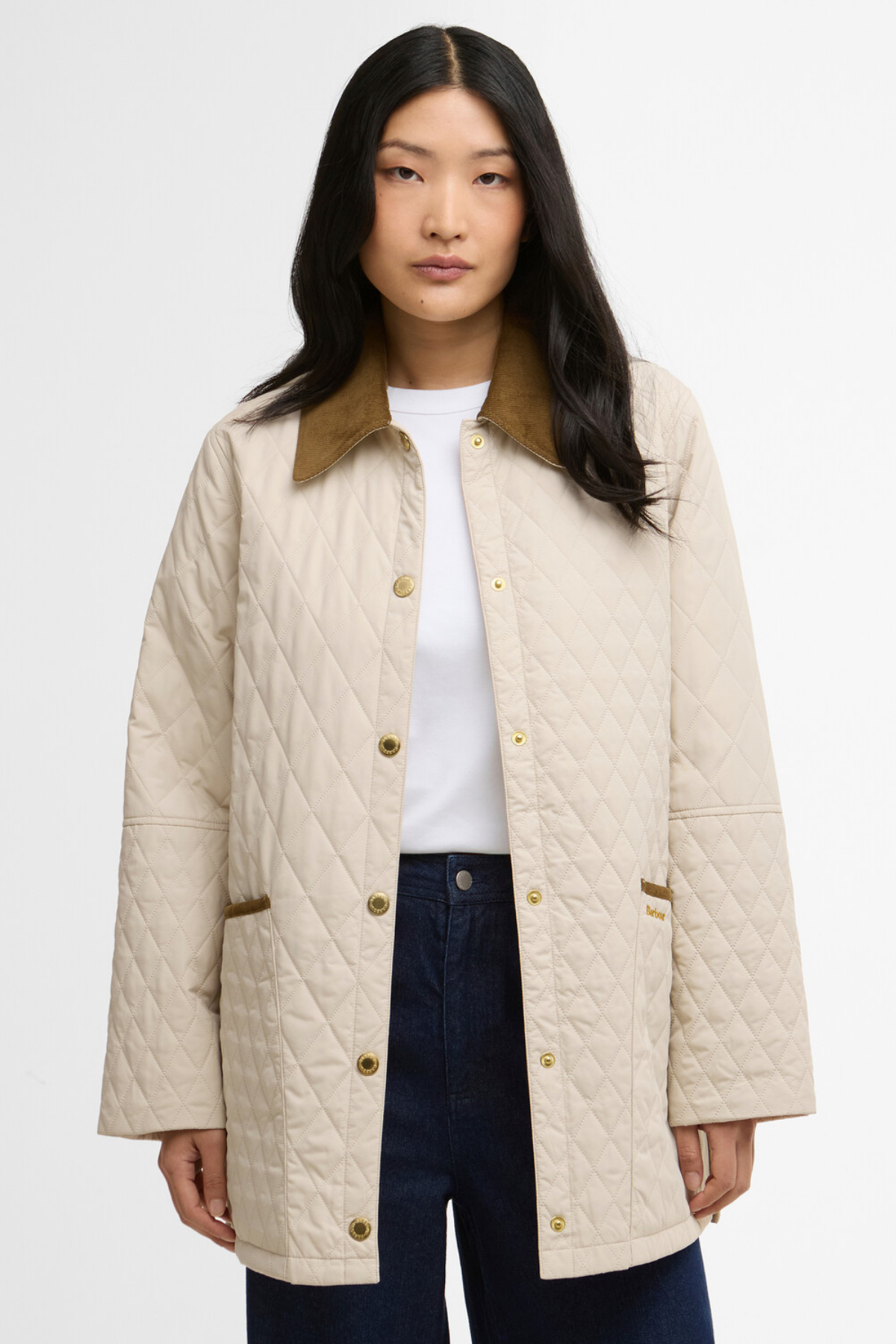 Barbour Goldmire Kapitone Ceket CR11 Jasmine / Dress