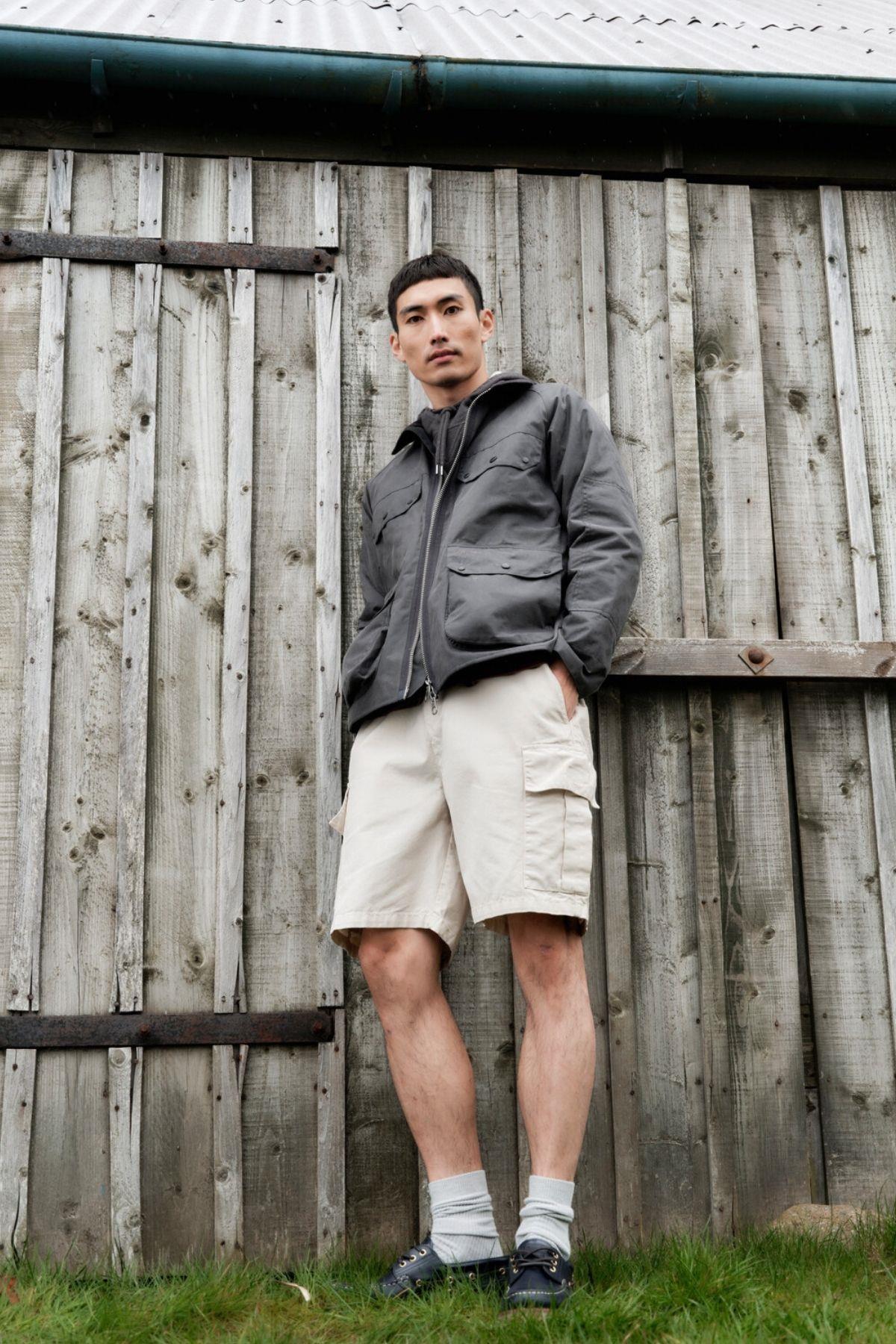 Barbour Grindle Cargo Relaxed Şort BE72 Oatmeal