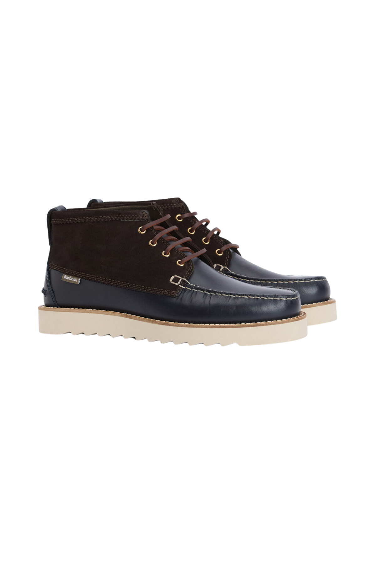 Barbour Hadston Chukka Bot NY94 Navy/Dark Brown