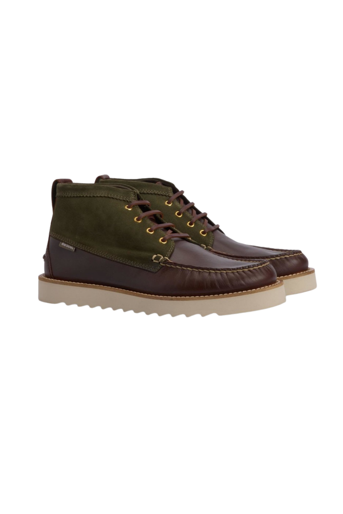 Barbour Hadston Chukka Bot OL32 Olive/Dark Brown