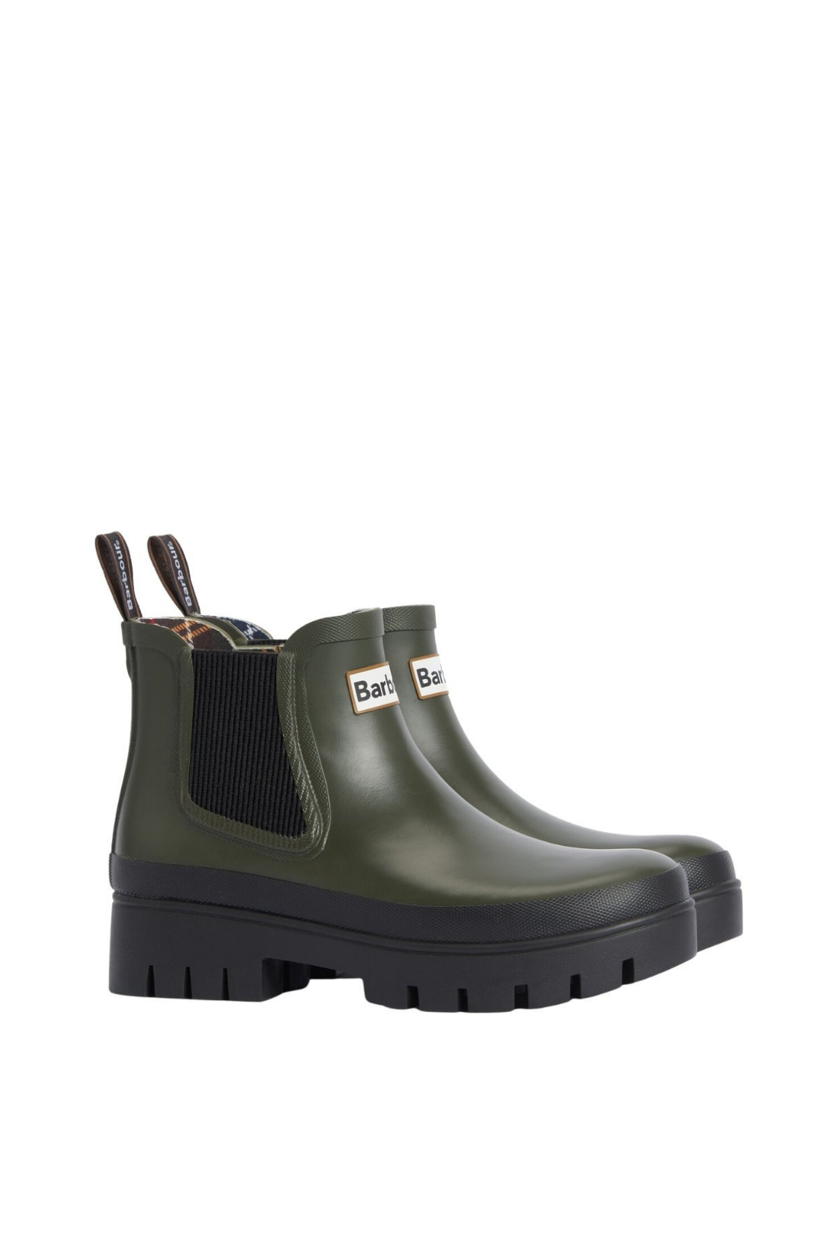 Barbour Halton Chelsea Yağmur Botu OL12 Olive-Black