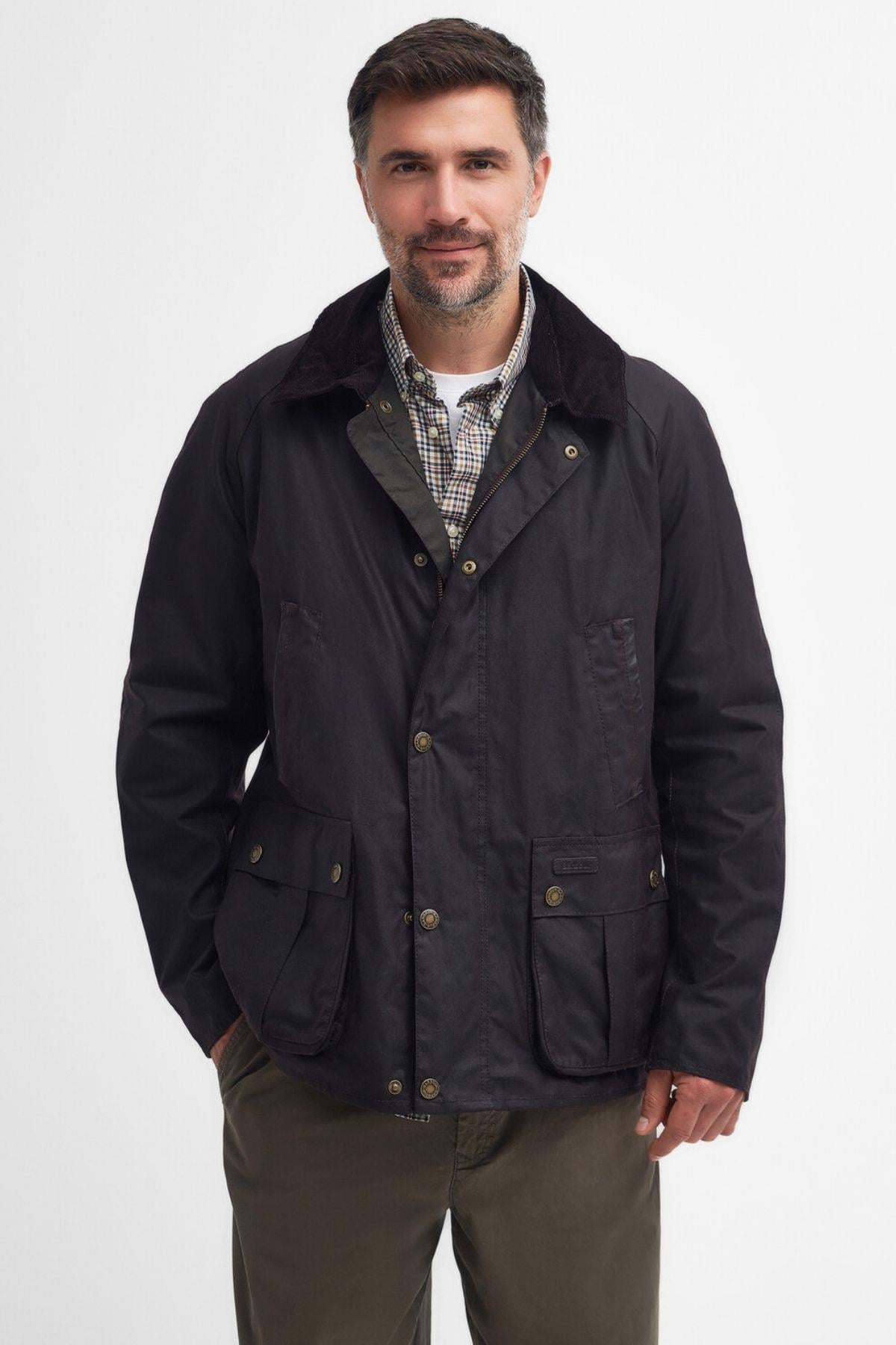 Barbour Halton Yağlı Ceket RU91 Rustic/Brown