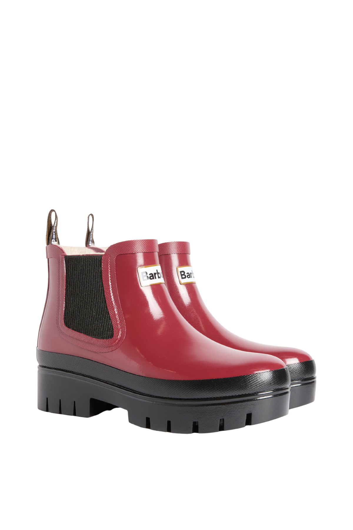 Barbour Halton Yağmur Botu RE87 Cranberry Gloss