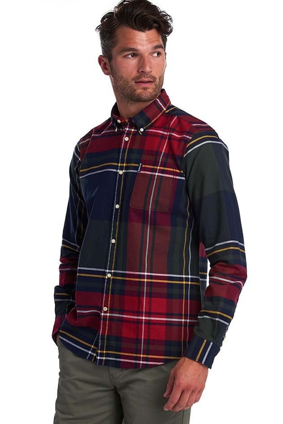 Barbour Highland Check 23 Tailored Shirt NY91 Navy