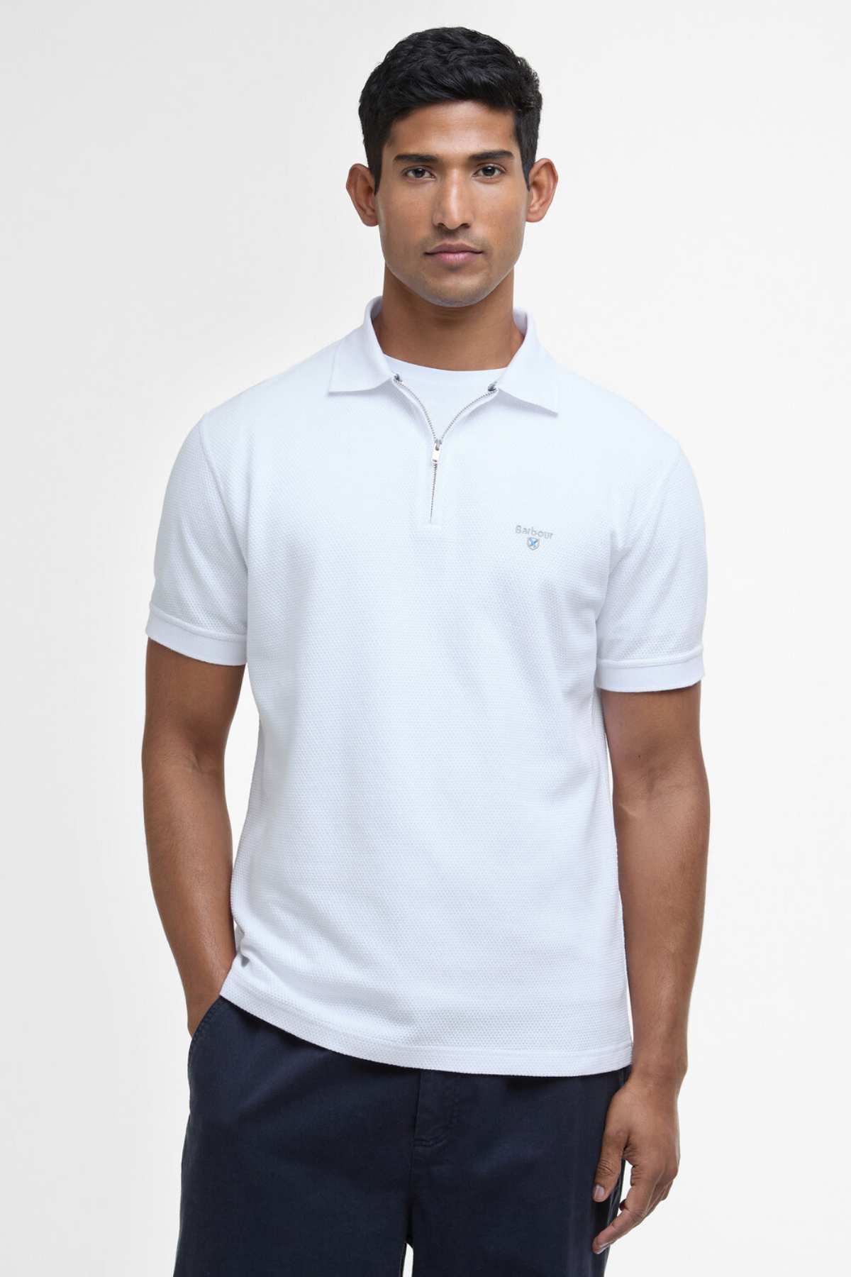 Barbour Hingham Polo Yaka WH11 White