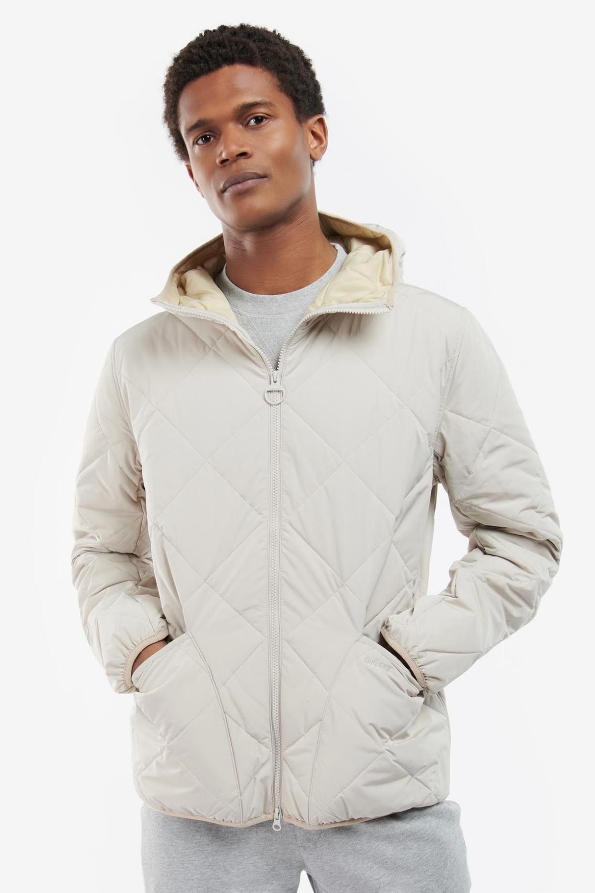 Barbour Hooded Liddesdale Kapitone Ceket ST31 Mist