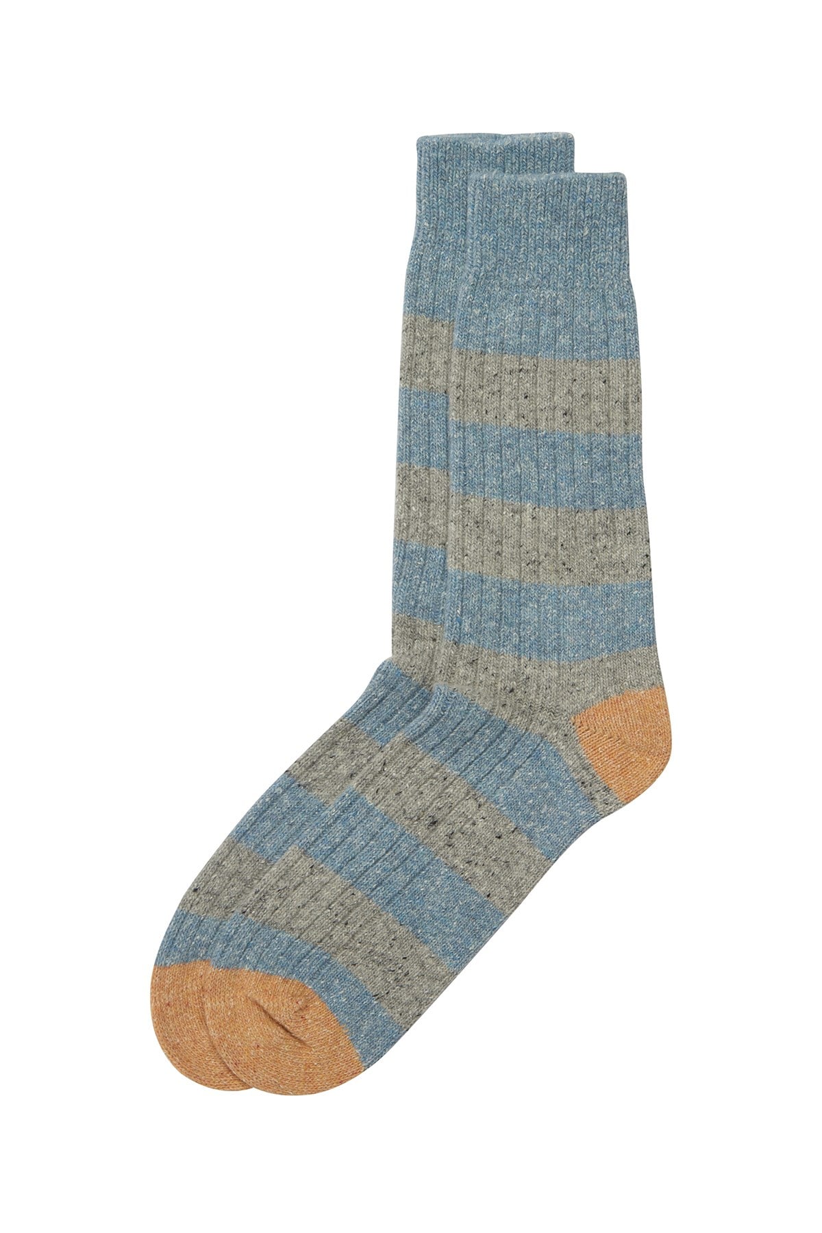 Barbour Houghton Stripe Çorap BL37 Colorado Blue