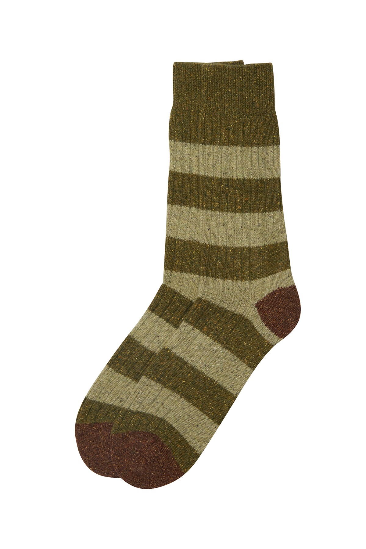 Barbour Houghton Stripe Çorap OL31 Olive