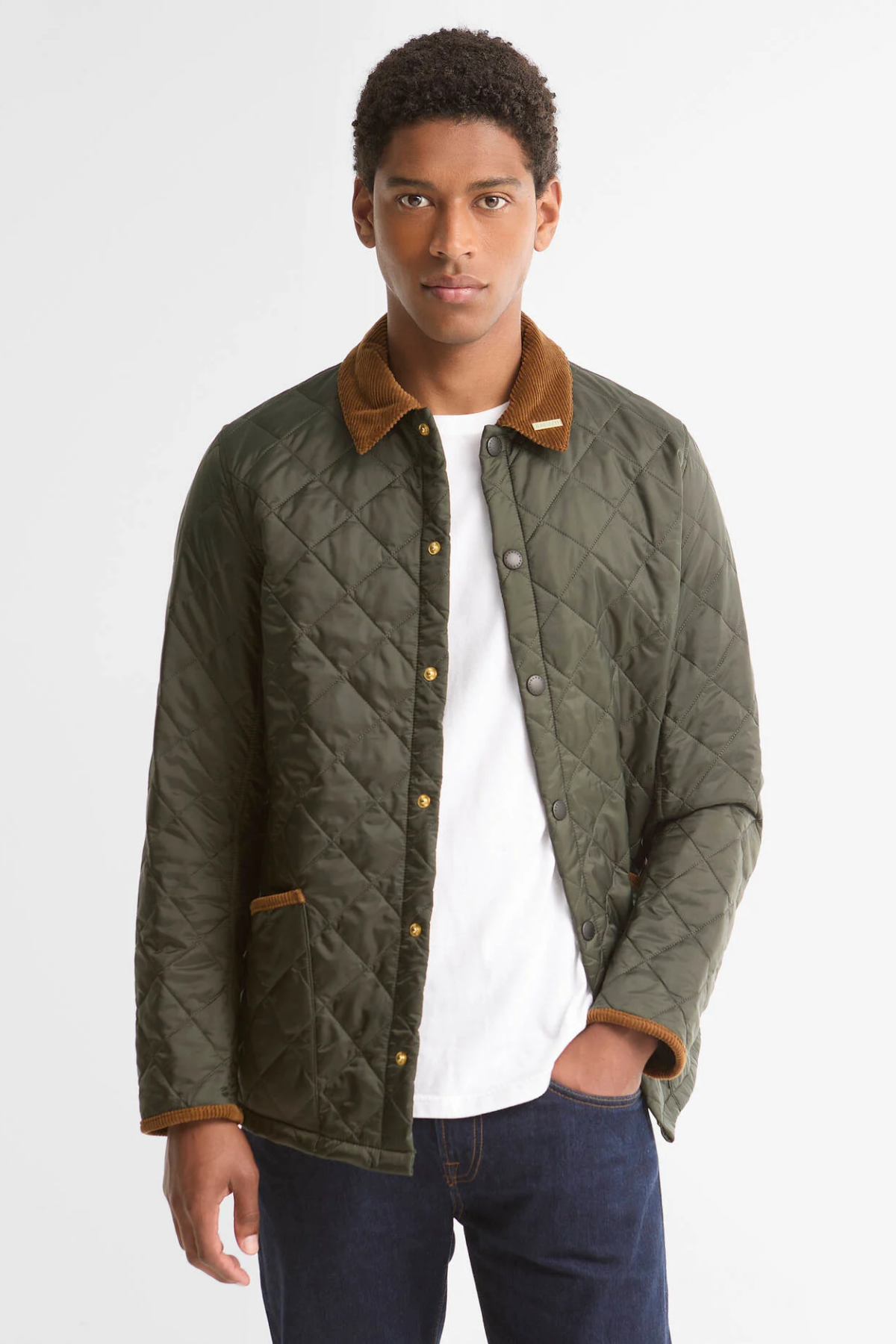 Barbour Icons Heritage Liddesdale Kapitone Ceket OL71 Sage