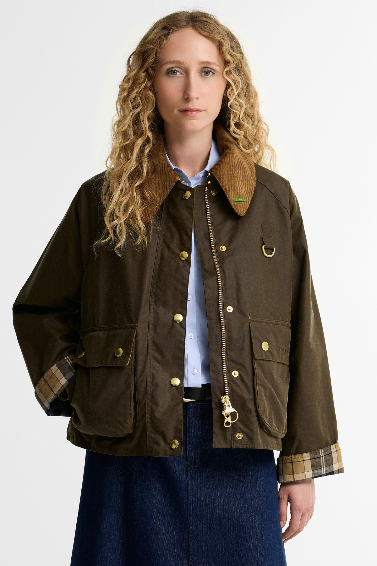 Barbour Icons Modern Spey Yağlı Ceket SN91 Beech Birchwood