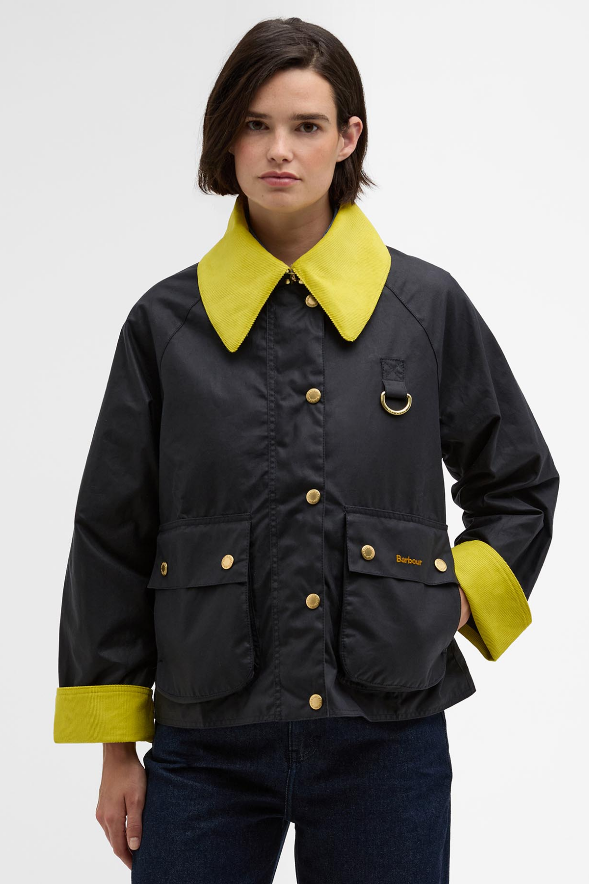 Barbour Icons Spey Yağlı Ceket NY92 Navy-Classic