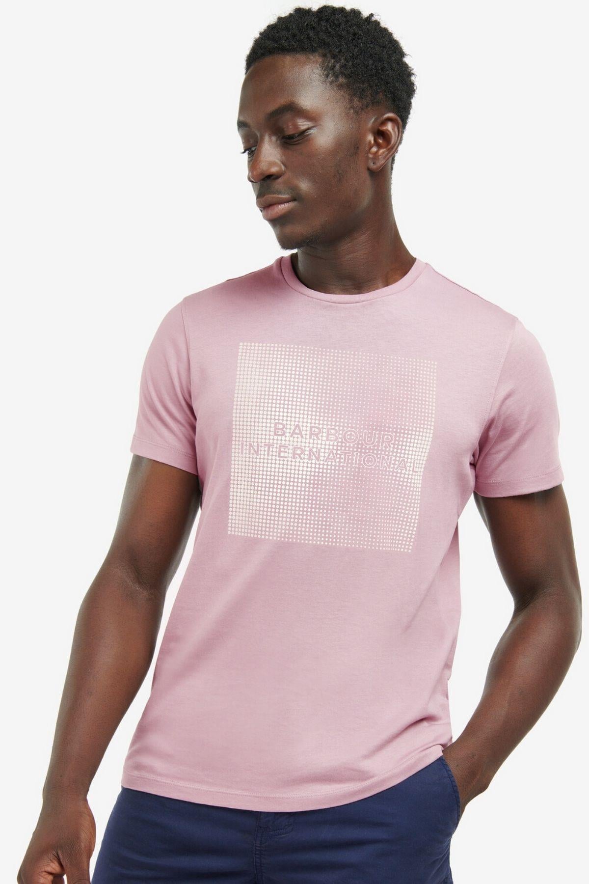 Barbour International William T-Shirt PU13 Dark Thistle