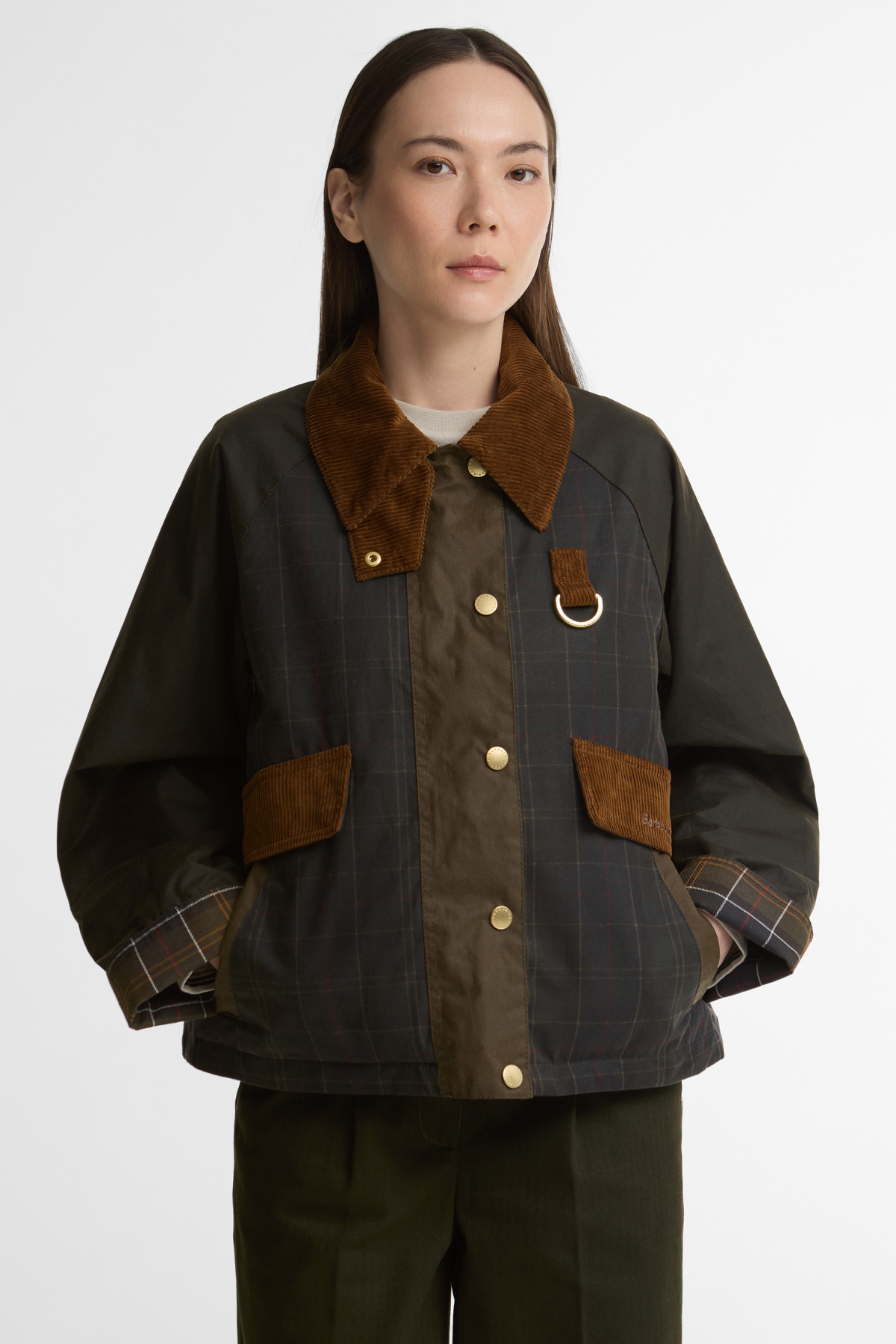 Barbour Irene Yağlı Ceket OL71 Classic Olive Beech