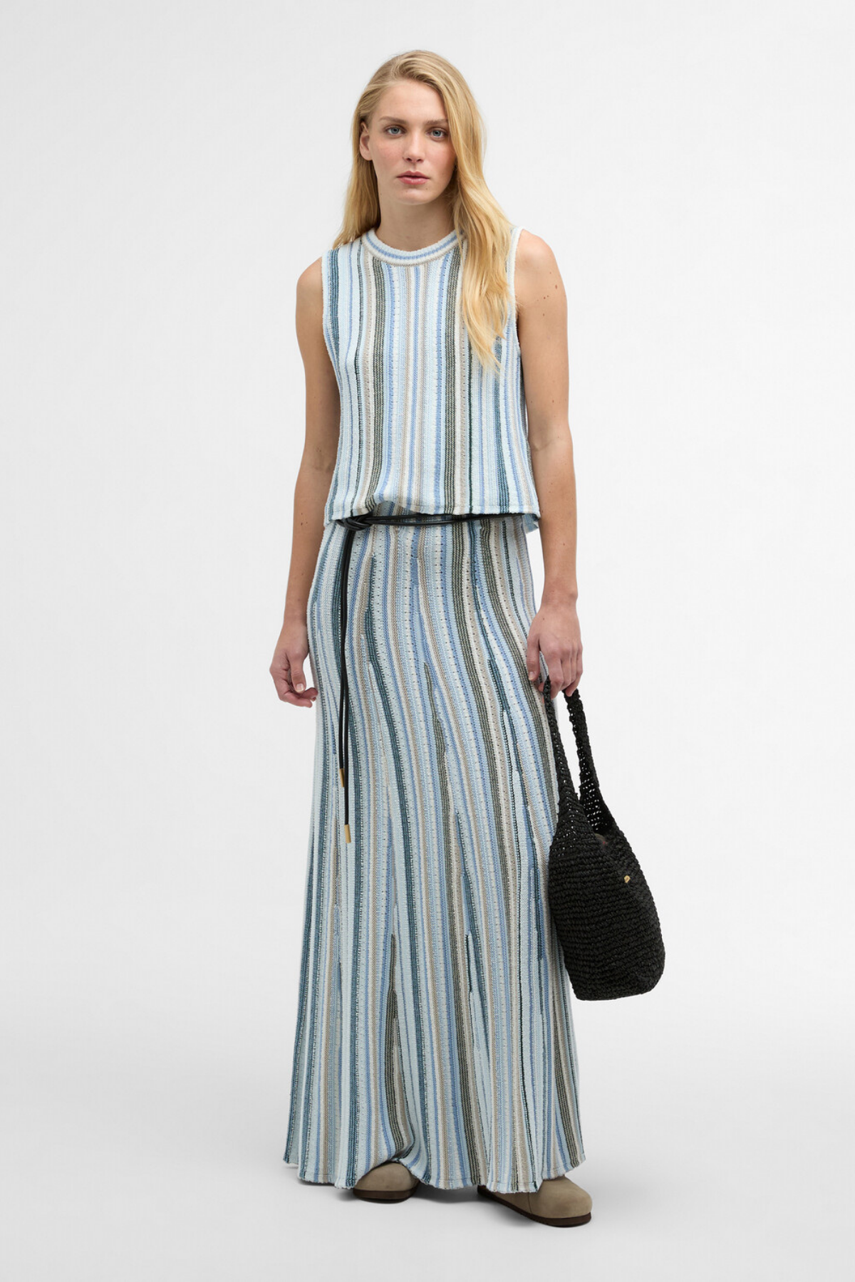 Barbour Josie Knitted Maxi Etek MI11 Multi