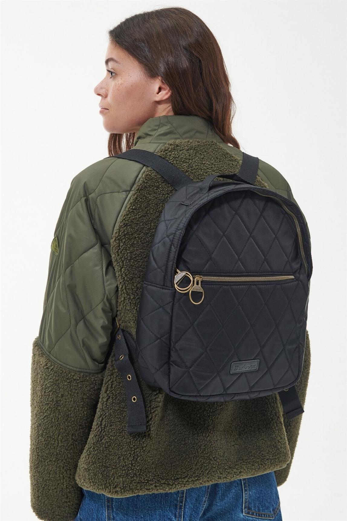 Barbour Kadın Quilted Sırt Çantası BK11 Black