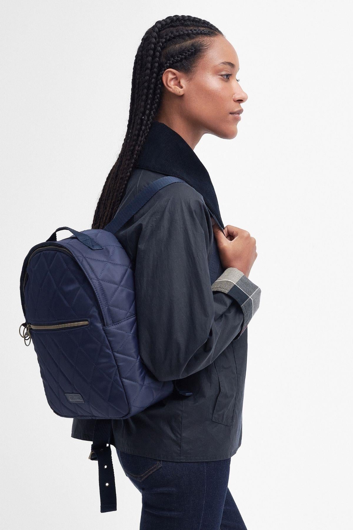Barbour Kadın Quilted Sırt Çantası NY31 Navy