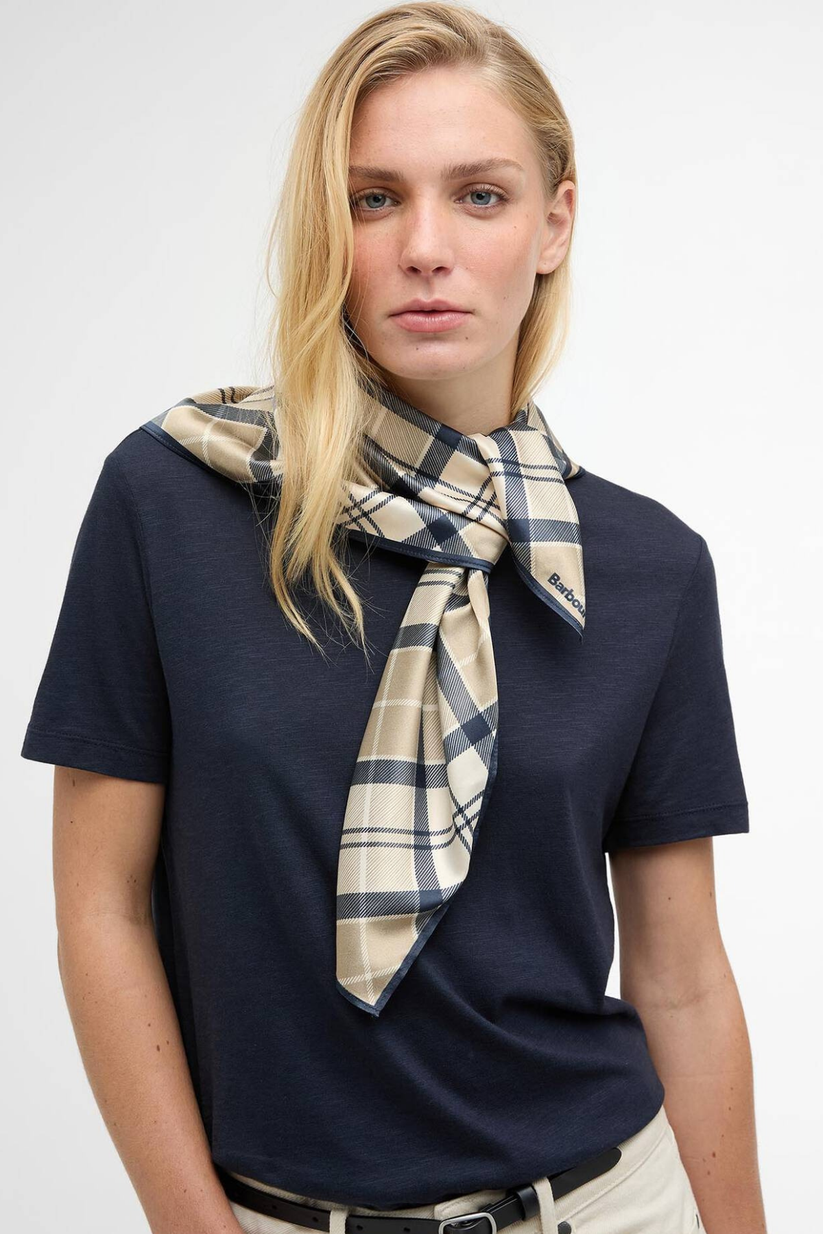 Barbour Kinsale Tartan Fular NY18 Dress Indigo Tartan