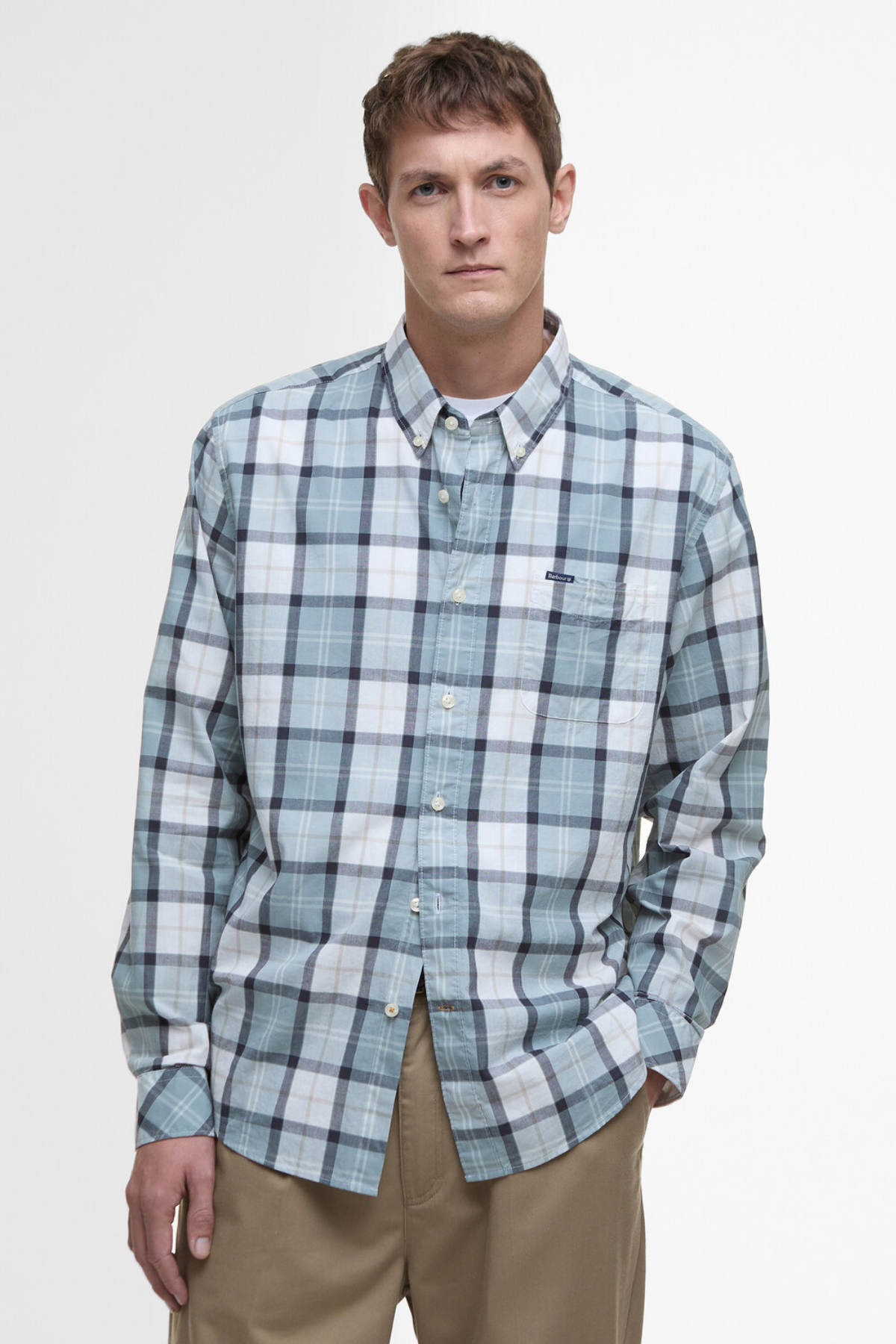 Barbour Laggon Tartan Slim Fit Gömlek TN45 Northshore Tartan