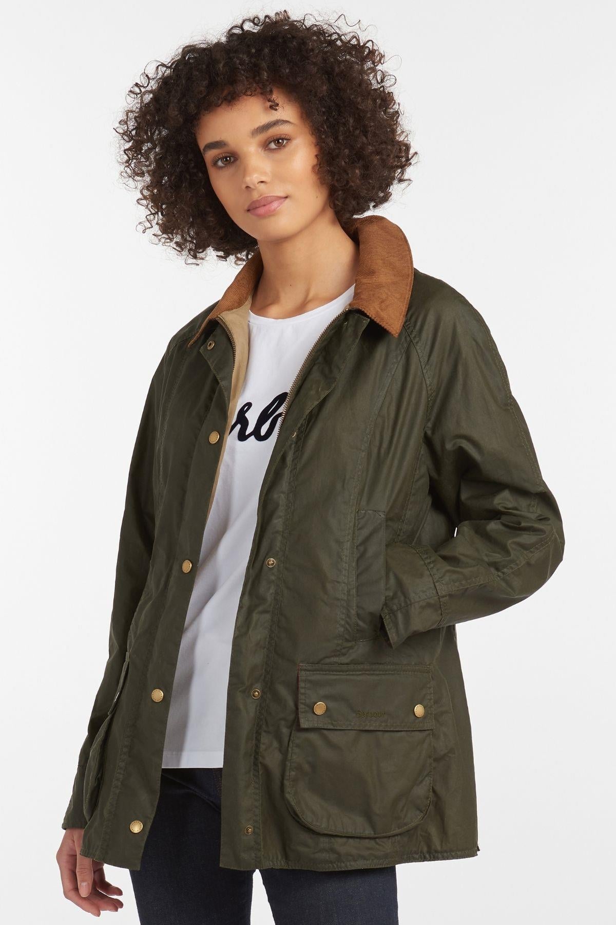 Barbour Lightweight (4oz) Beadnell Yağlı Ceket OL51 Archive Olive