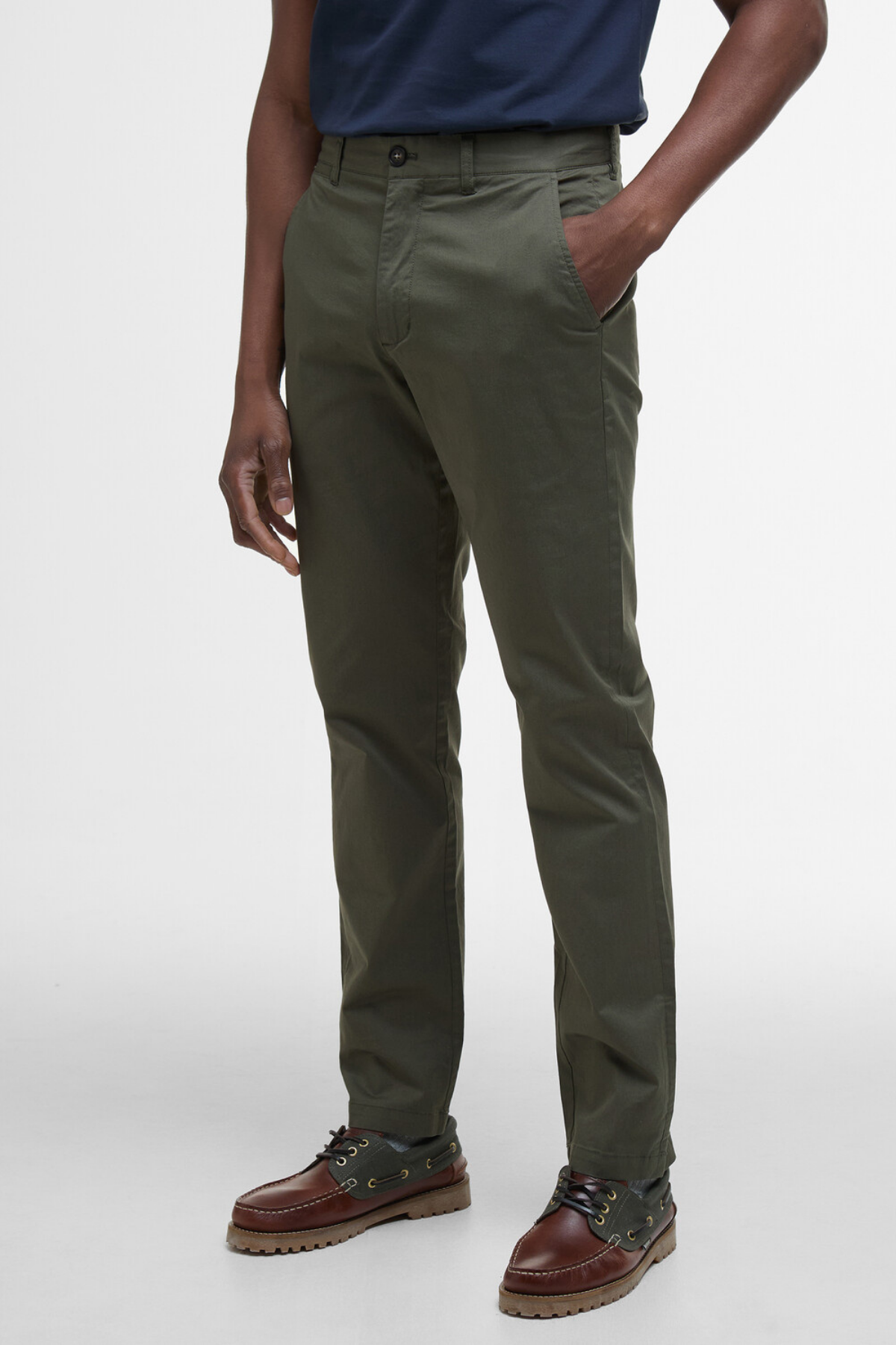 Barbour Lightweight Stretch Chino Pantolon GN84 Uniform Green