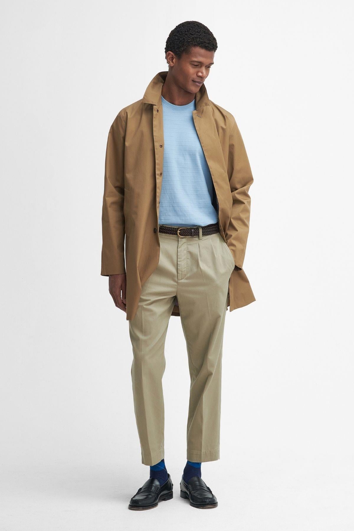 Barbour Lorden Waterproof Yağmurluk BE54 Sand/Blue Granite Tartan