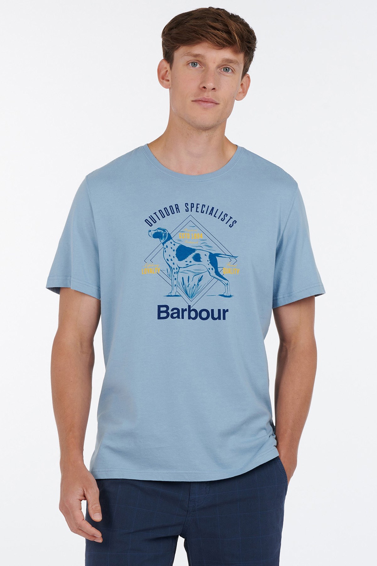 Barbour Loyal Tee BL34 Powder Blu