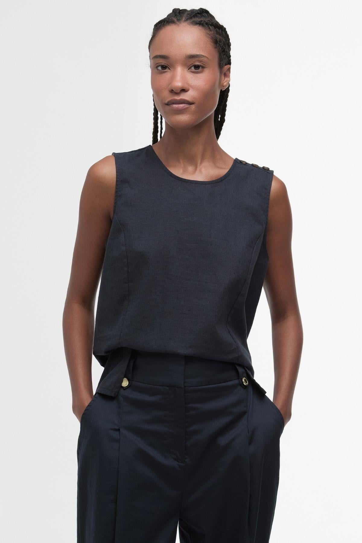 Barbour Lucy T-Shirt NY99 Dark Navy