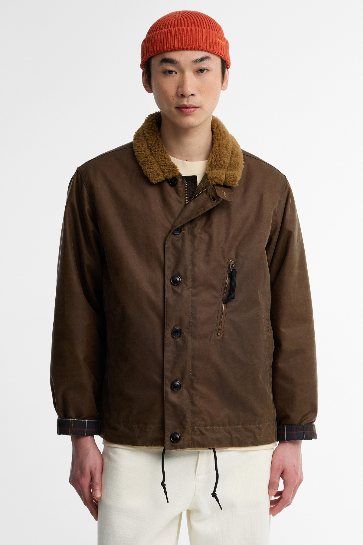 Barbour Macklow Yağlı Ceket BE51 Bark