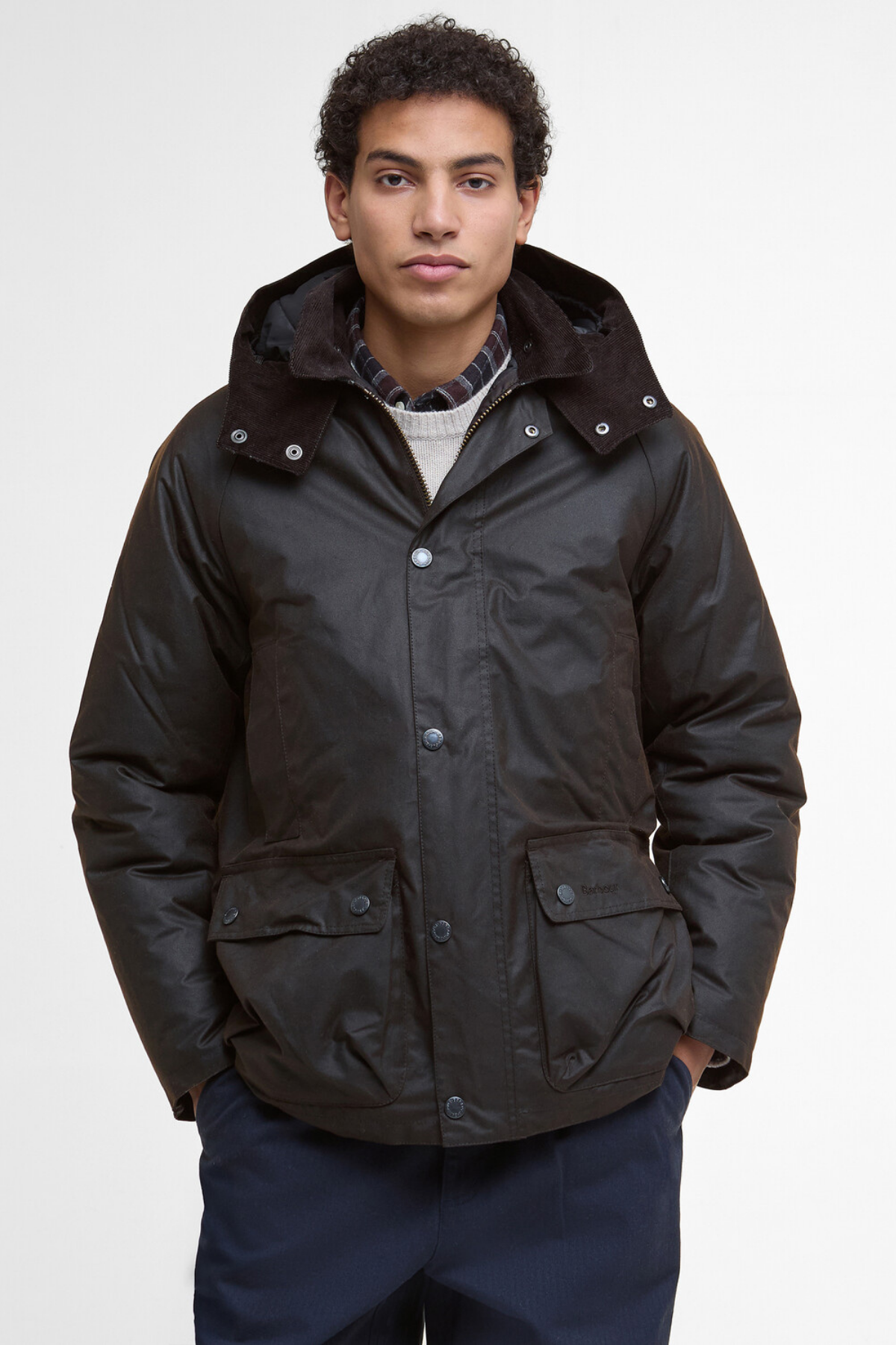 Barbour Modern Beaufort Yağlı Ceket BR91 Dark Brown/Midnight Oak