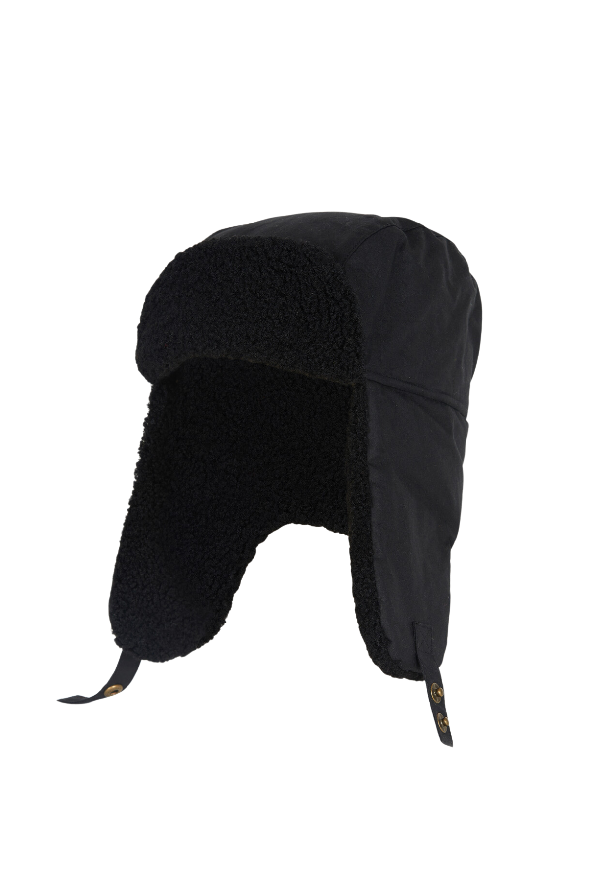 Barbour Morar Yağlı Trapper Şapka BK31 Black