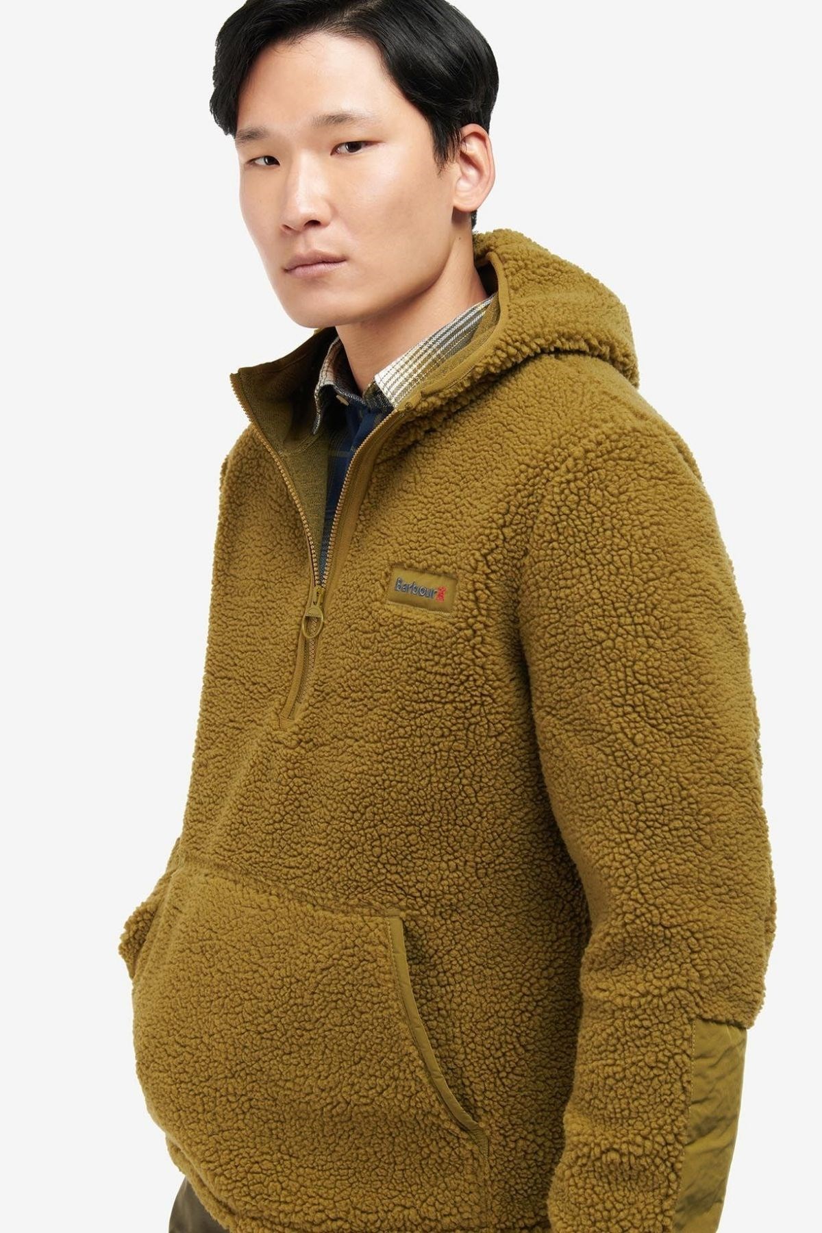 Barbour Nevis Peluş Sweatshirt GN61 Ivy Green