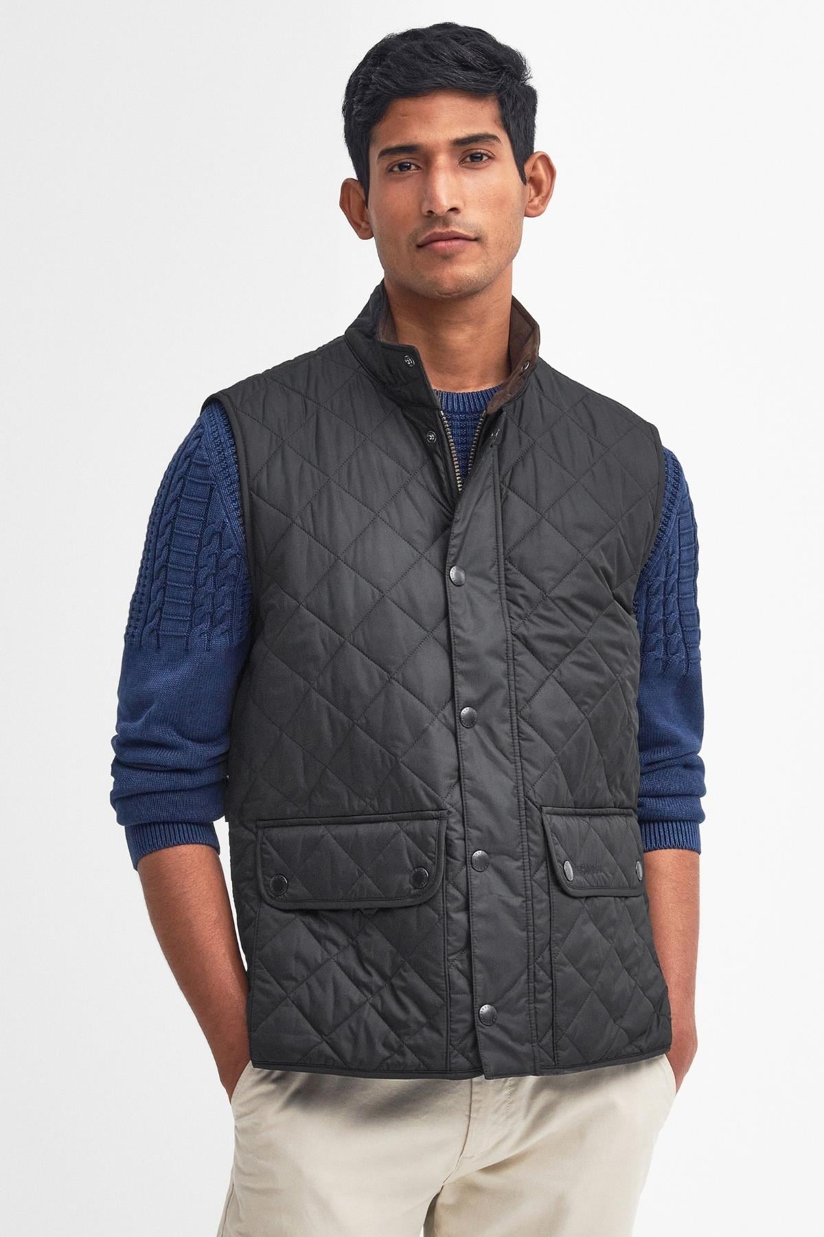 Barbour New Lowerdale Kapitone Yelek BK11 Black