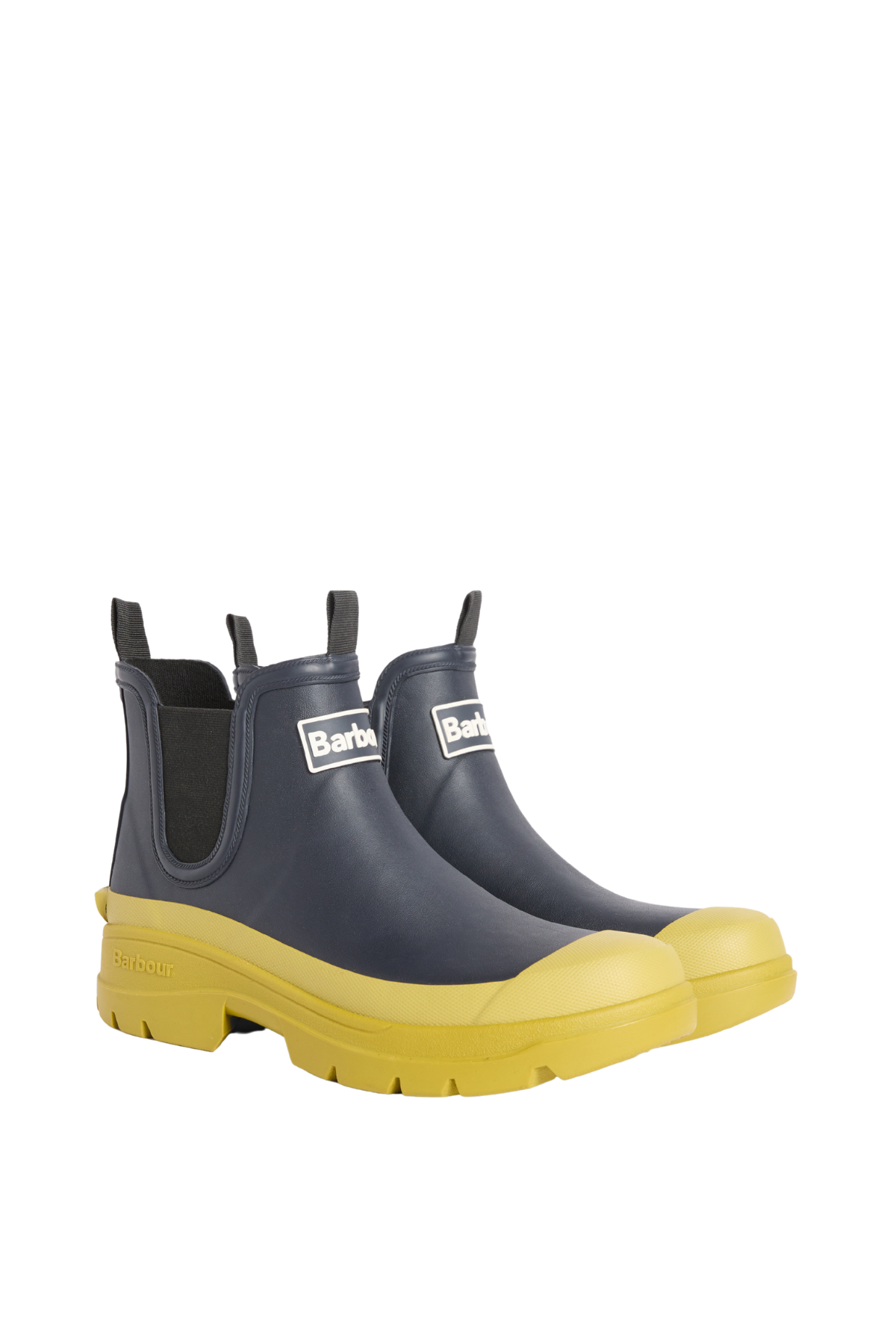 Barbour Nimbus Chelsea Bot NY39 Navy Chartrusse