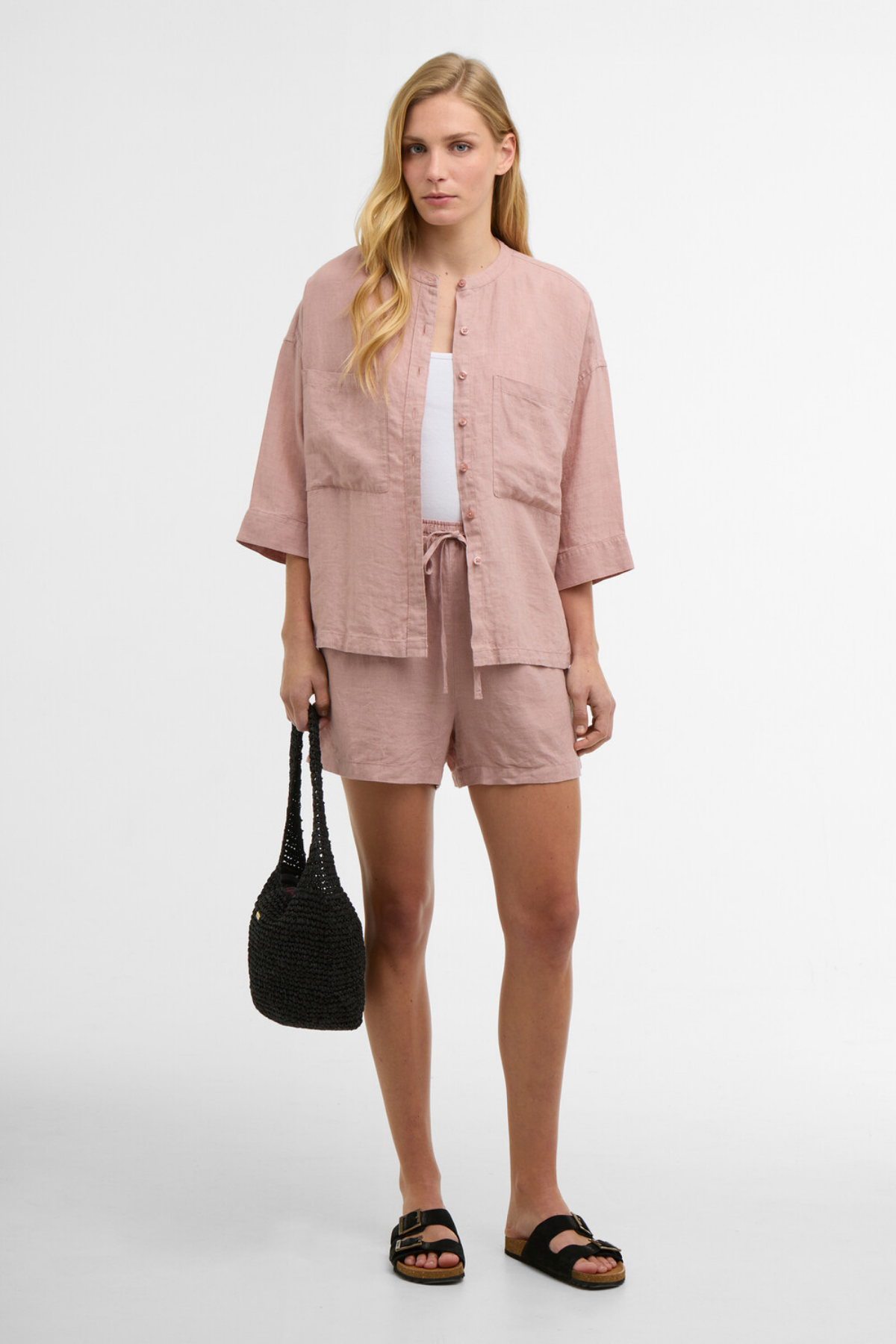 Barbour Oakley Şort PI19 Gardenia