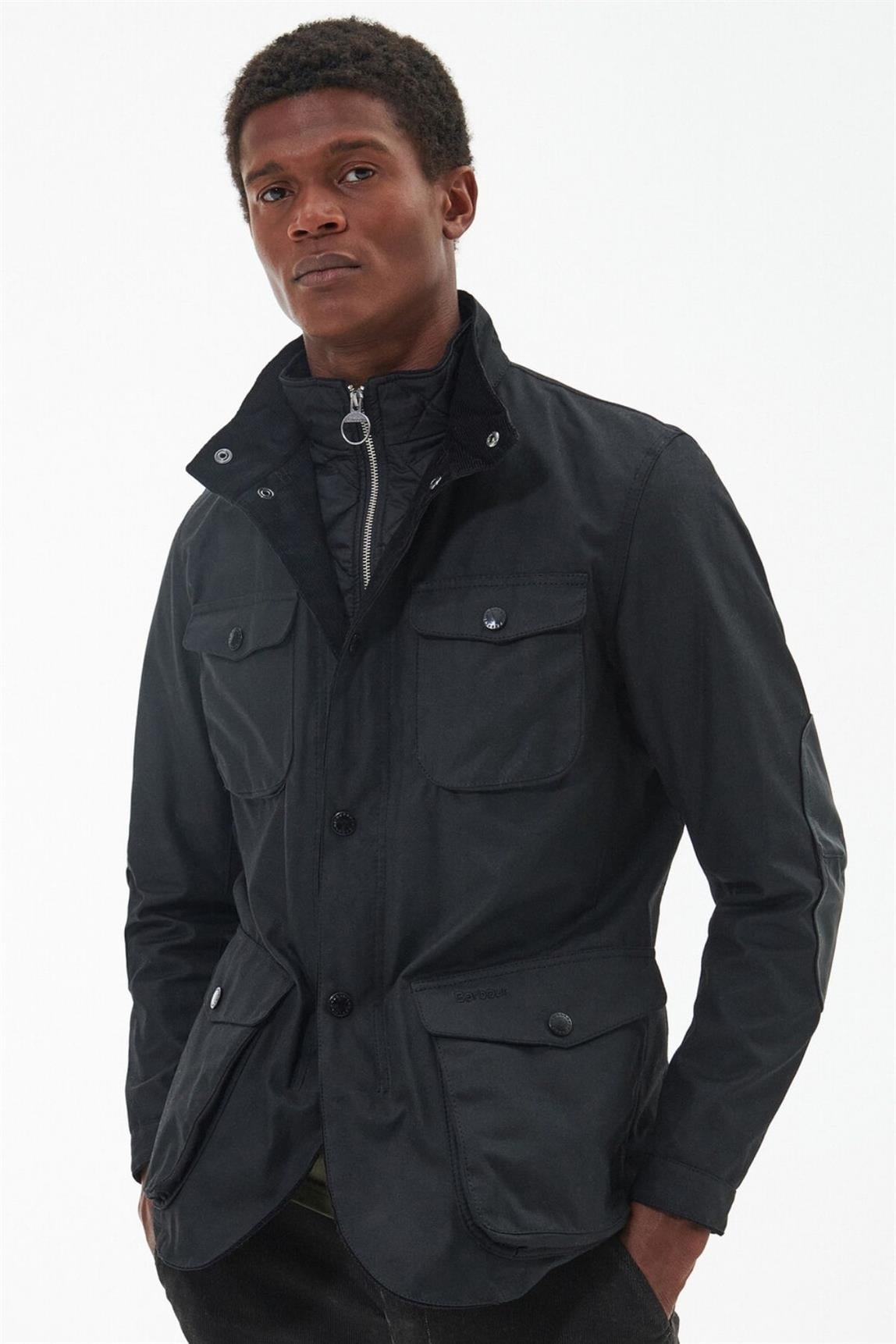 Barbour Ogston Yağlı Ceket BK11 Black
