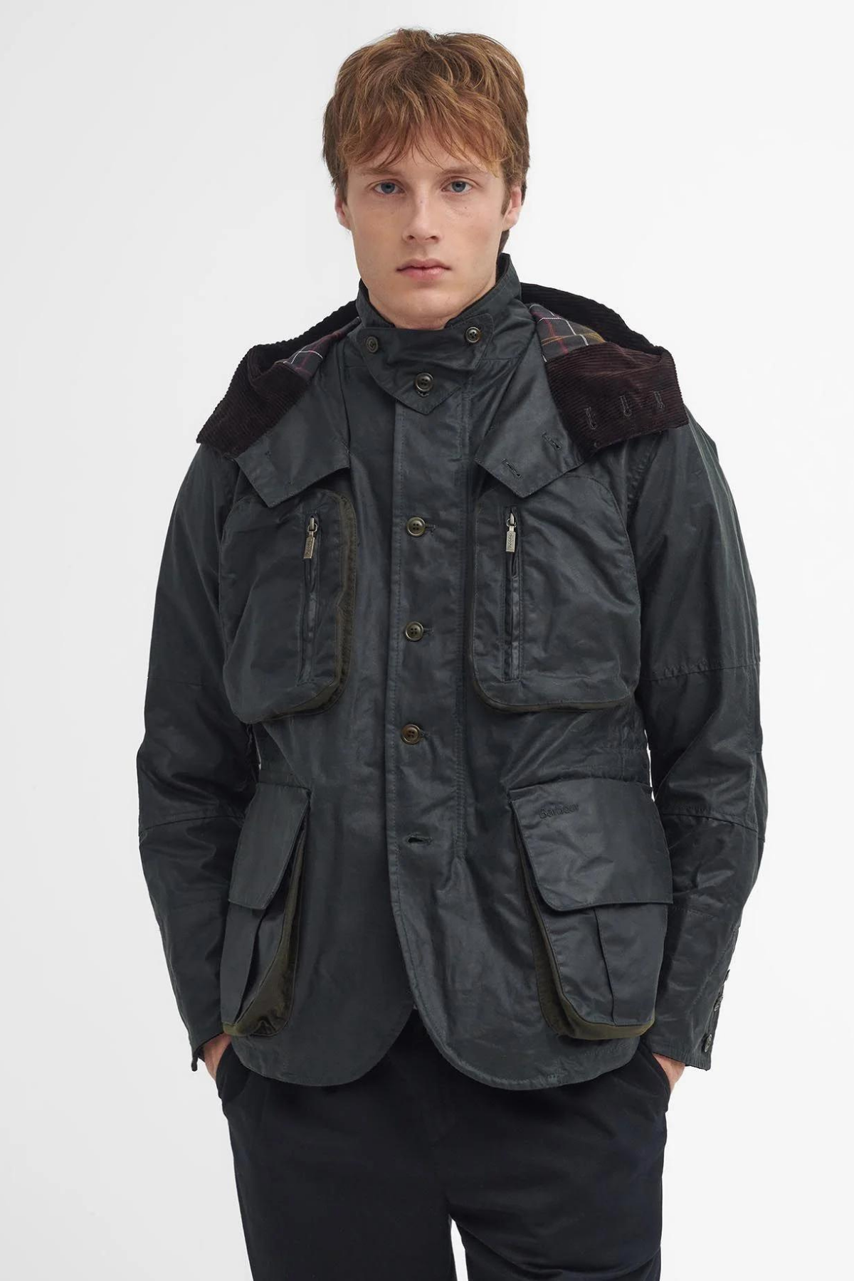 Barbour x TO KI TO Outland Yağlı Ceket SG91 Sage