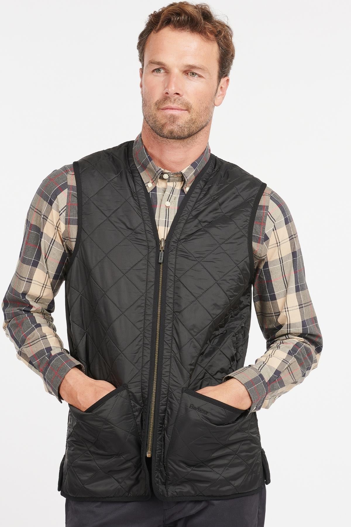 Barbour Polarquilt Yelek/Fermuarlı Astar BK91 Black