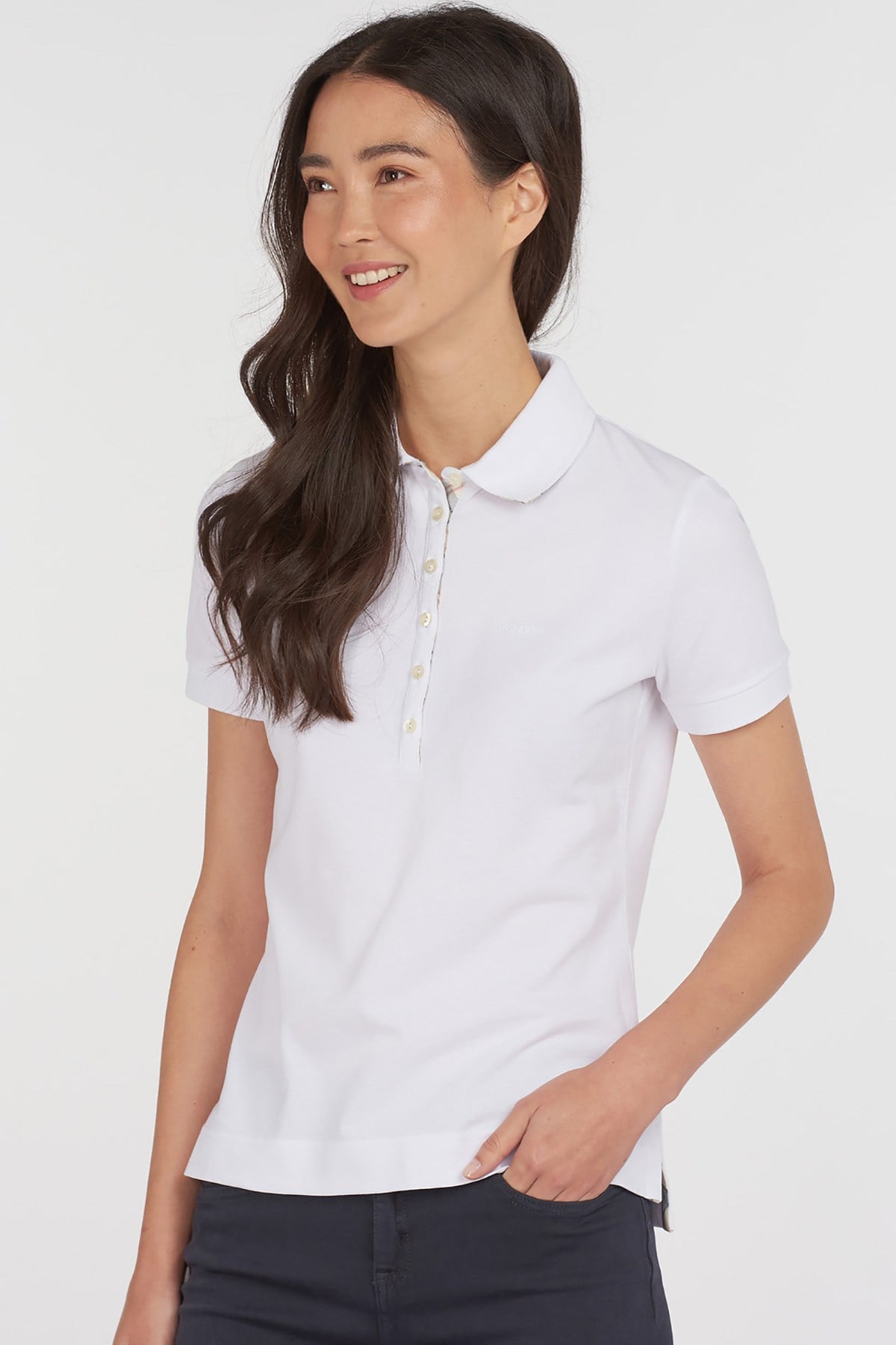 Barbour Portsdown Top Polo Shirt WH13 White