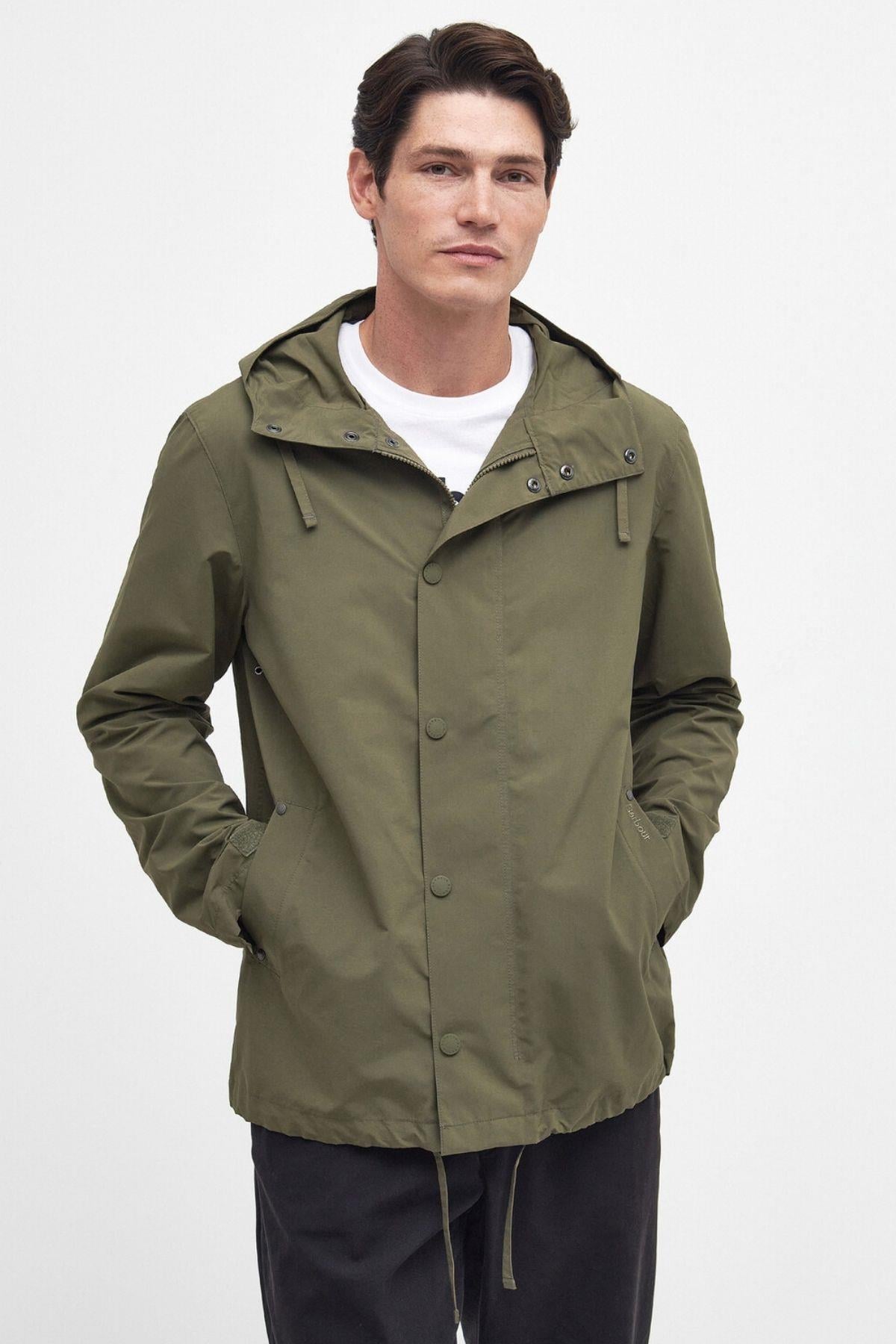 Barbour Quay Showerproof Ceket OL72 Pale Sage
